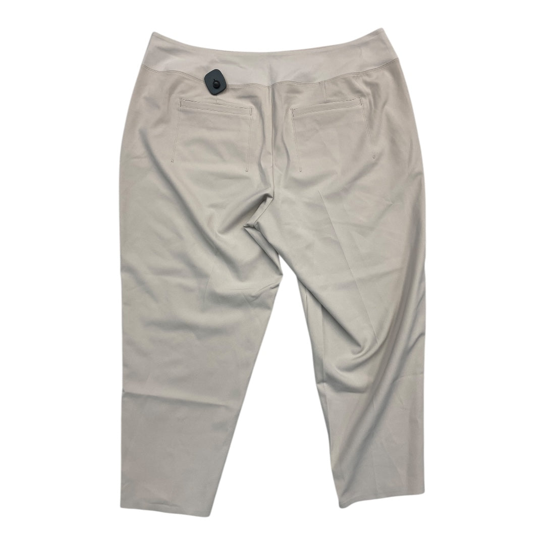 Athletic Pants By Athleta In Tan, Size:2X