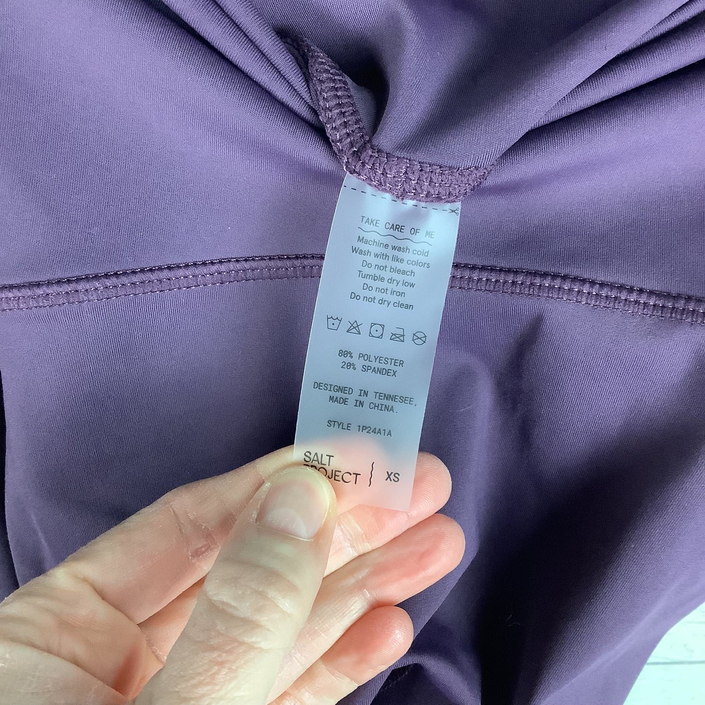 Athletic Pants 2pc By Cmc In Purple, Size: Top S, Bottom Xs