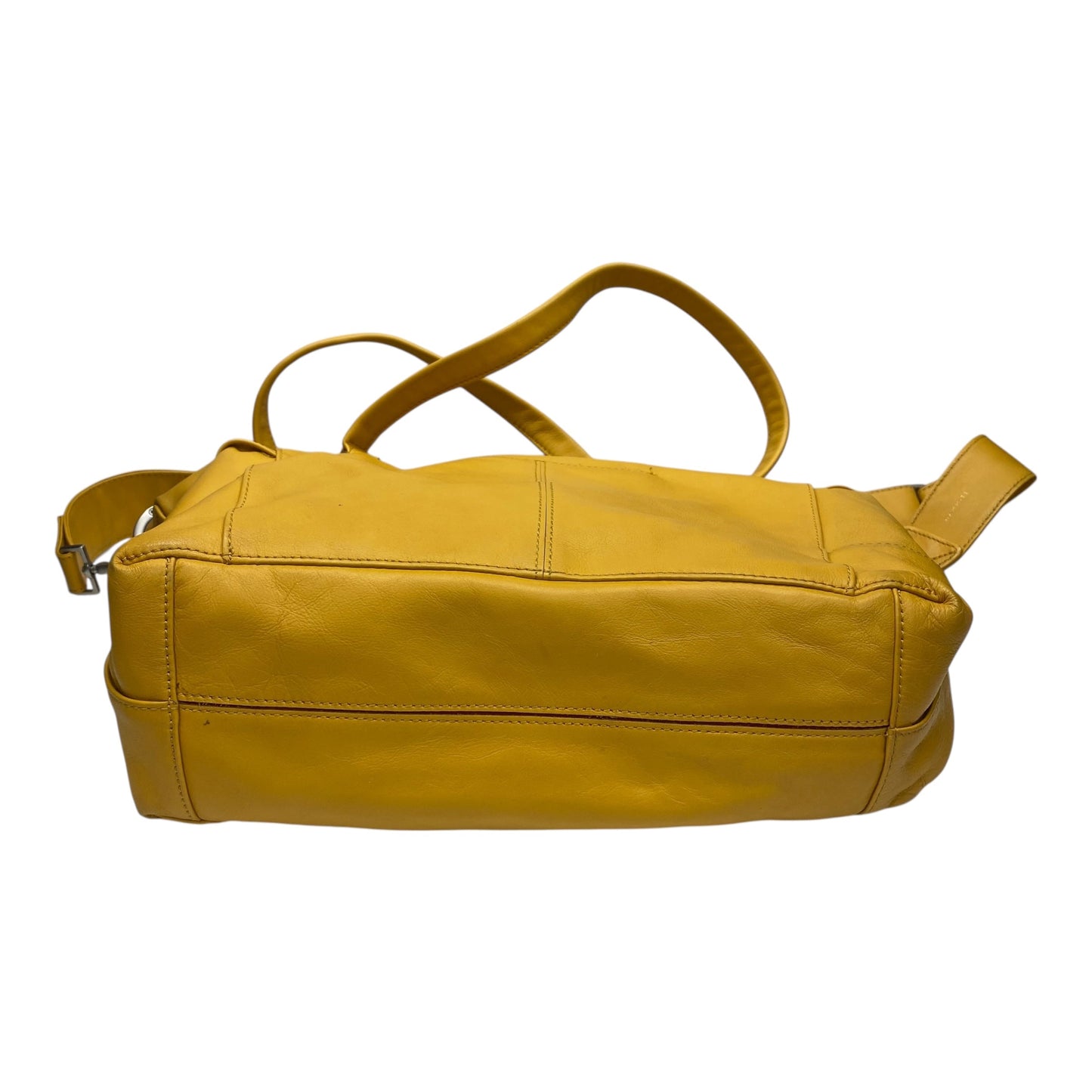 Handbag Leather By Hammitt In Yellow, Size:Large