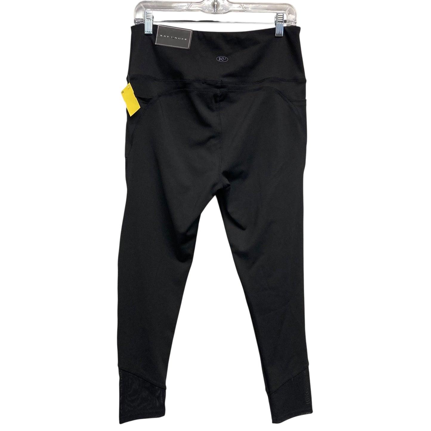 Athletic Leggings By Kay Unger In Black, Size:Xl