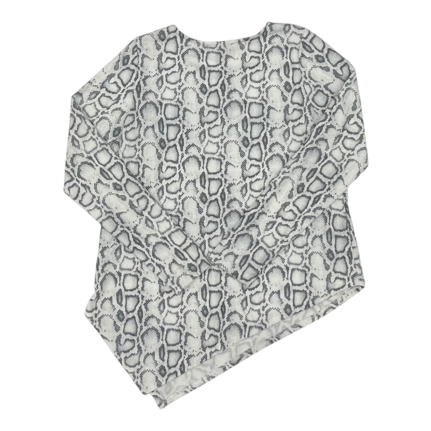 Top Ls By Karen Kane In Snakeskin Print, Size:Sp