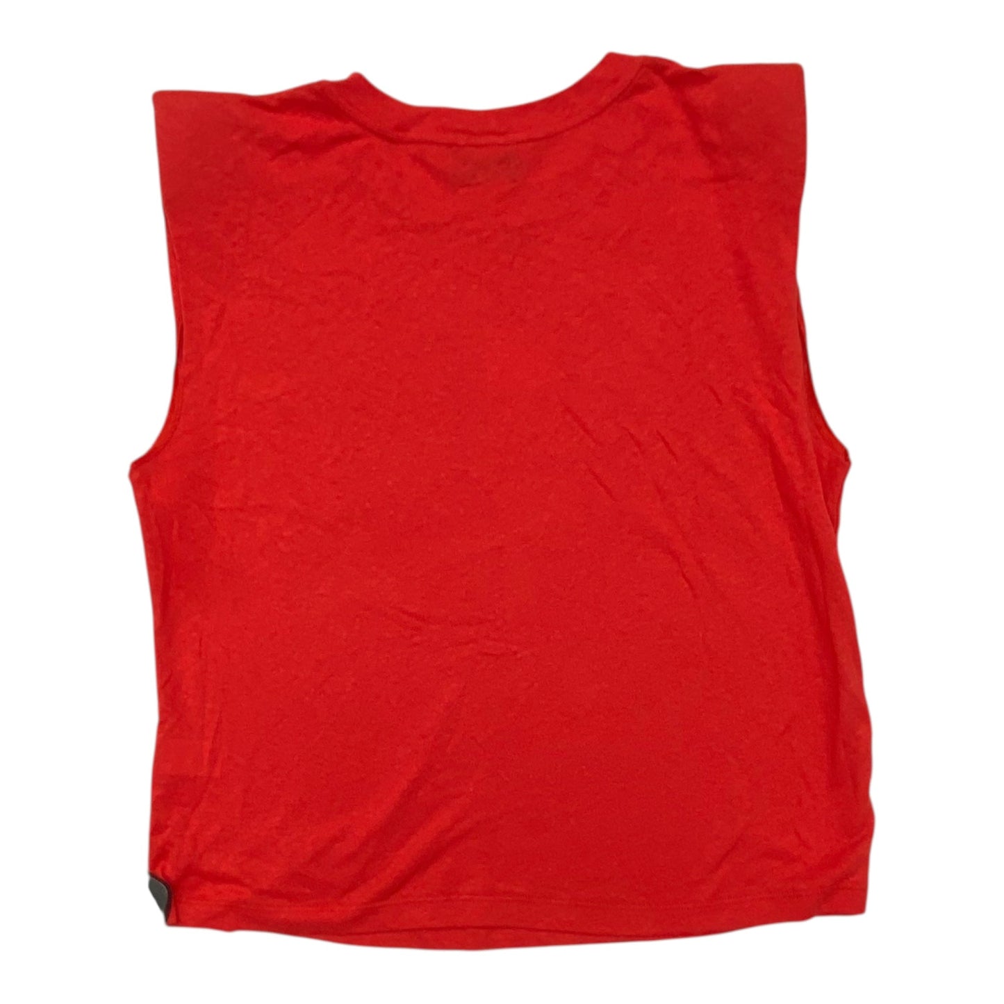 Top Sleeveless By Lna In Red, Size:M