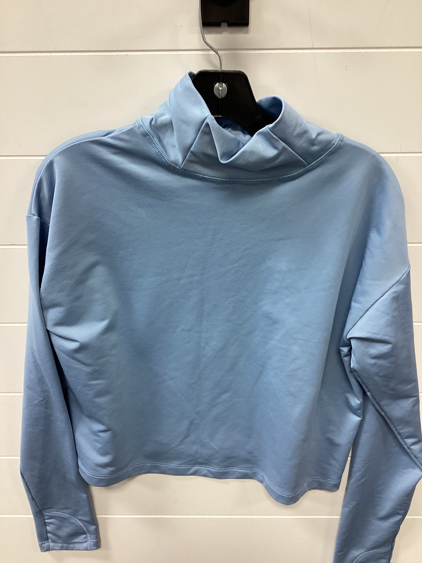 Athletic Top Ls Collar By Athleta In Blue, Size:S