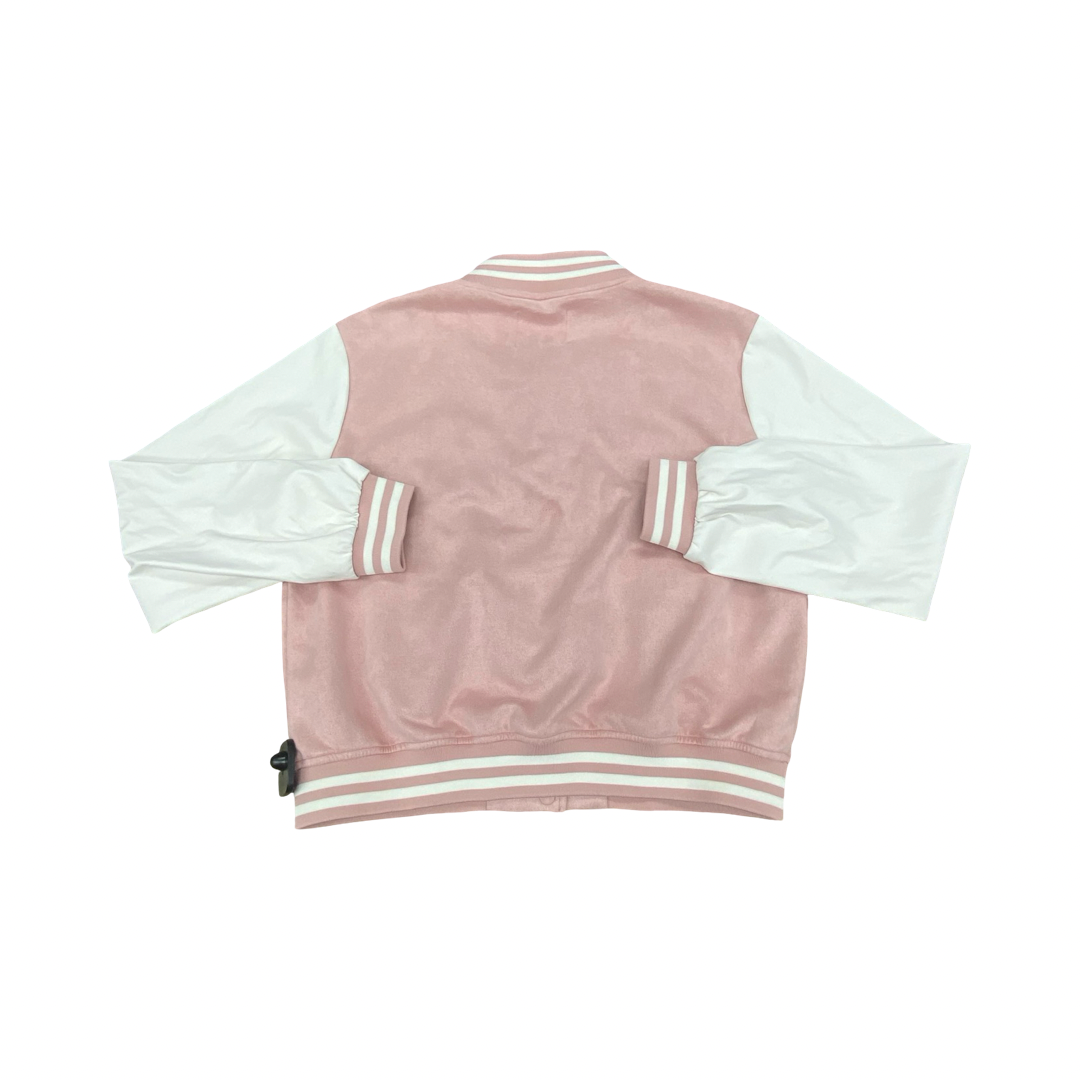 Jacket Other By Ci Sono In Pink & White, Size:Xl