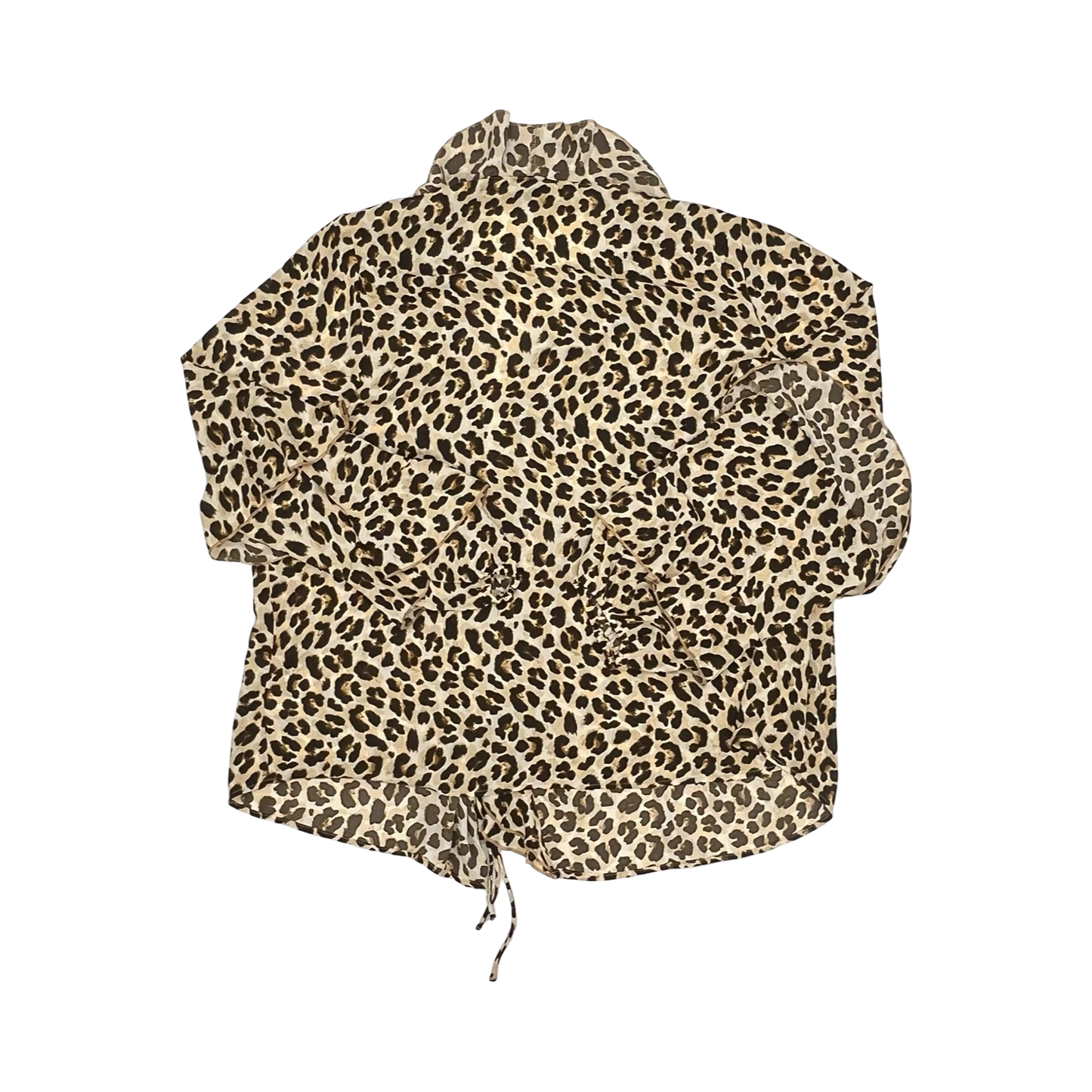 Blouse Ls By Torrid In Leopard Print, Size:2X