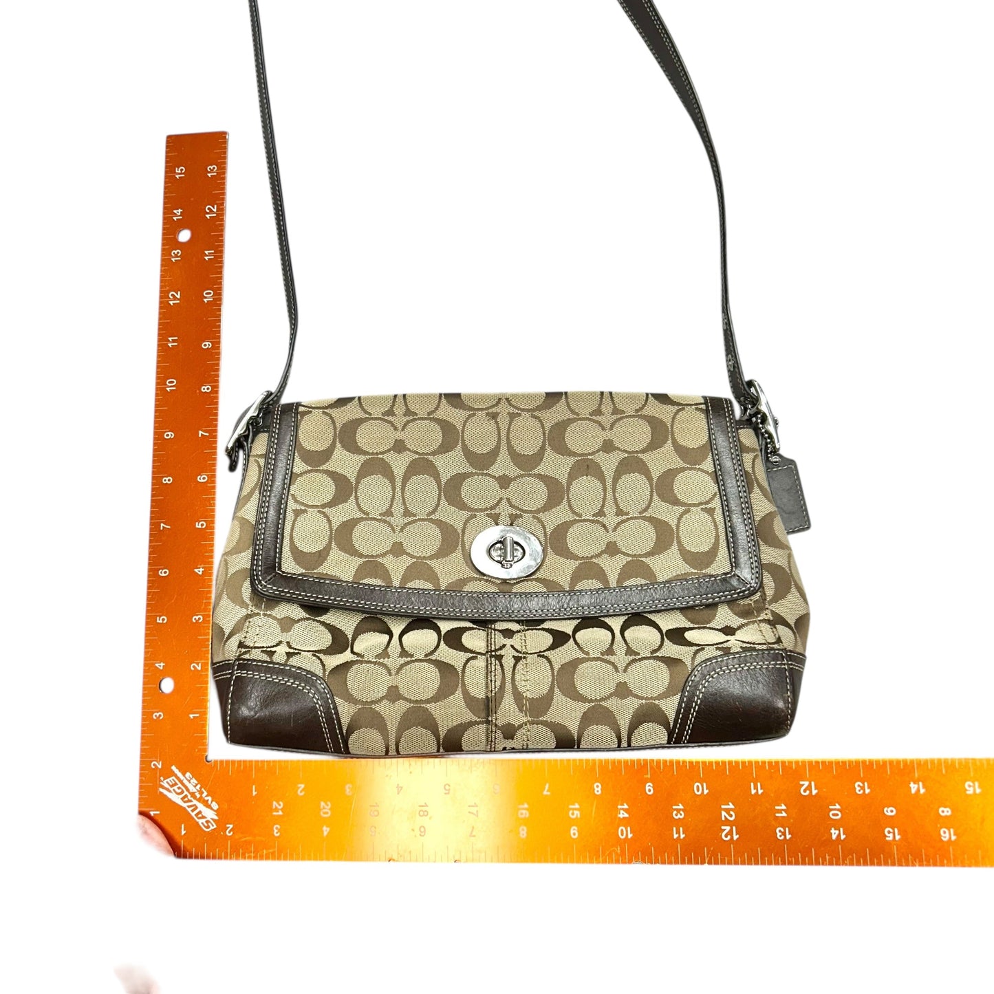Crossbody Designer By Coach, Size: Medium