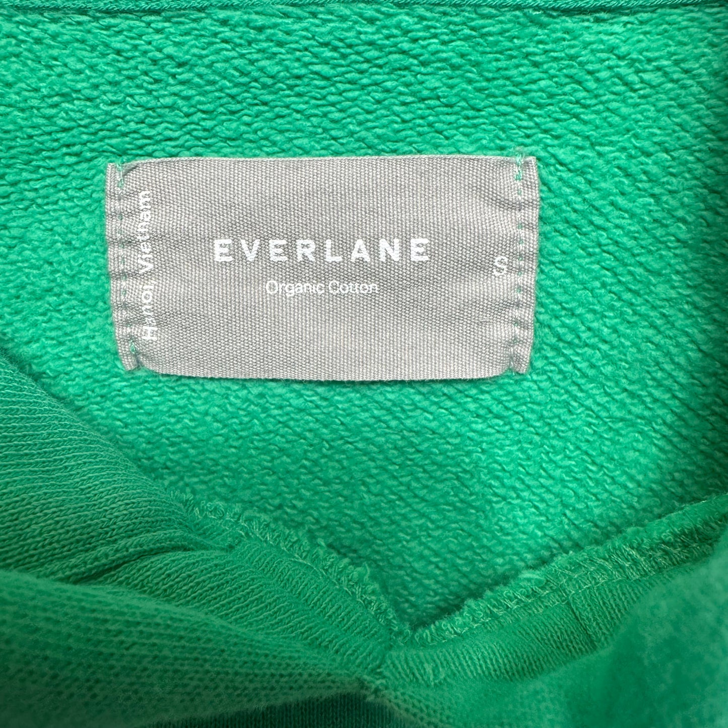 Sweatshirt Hoodie By Everlane In Green, Size: S