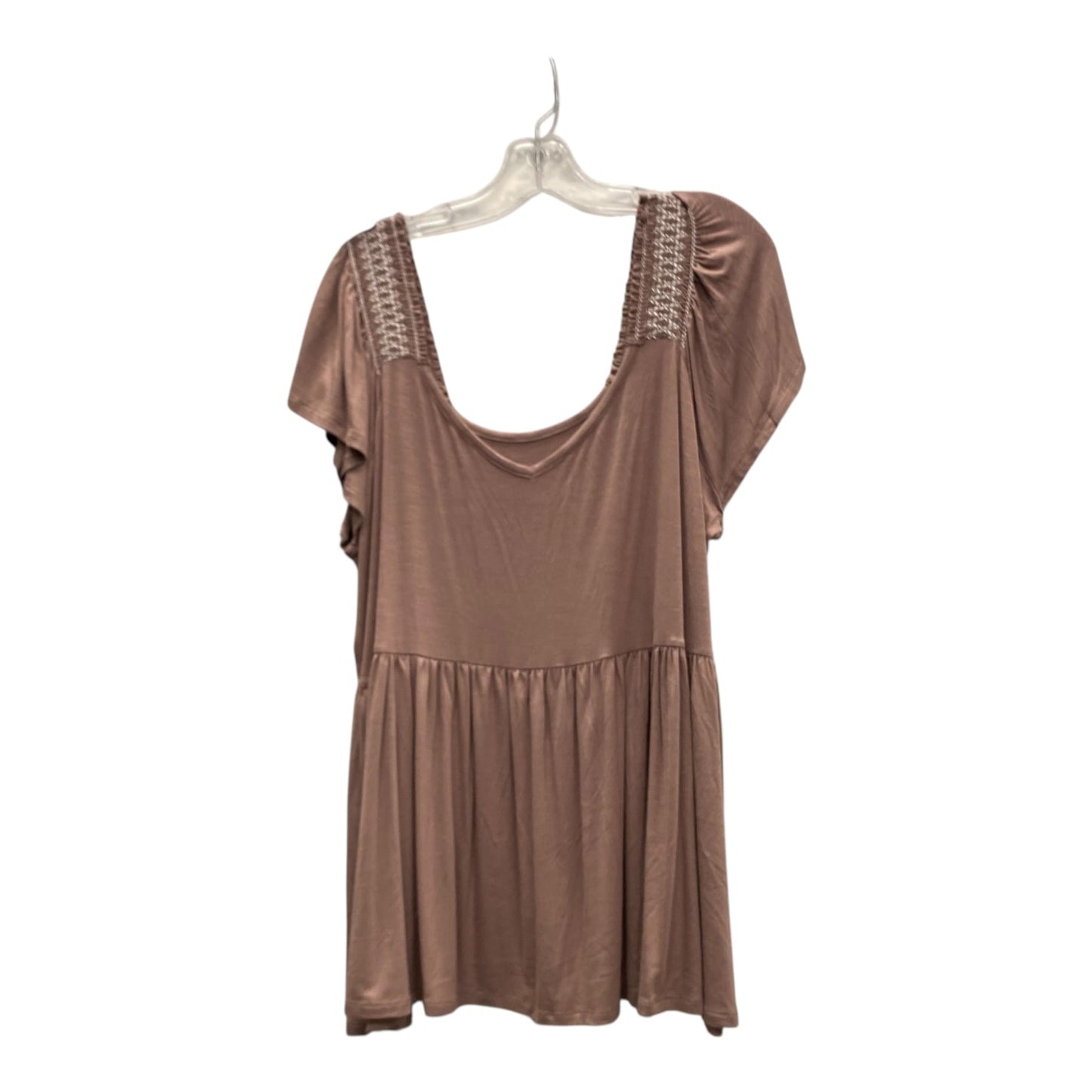 Top Ss By Torrid In Brown, Size:2X