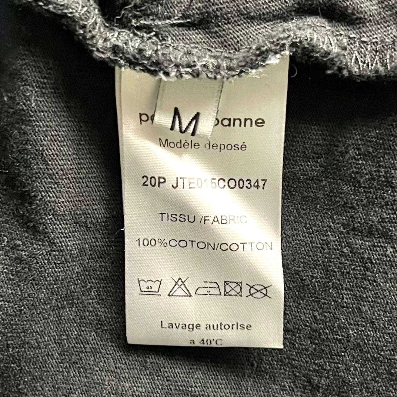 Top Short Sleeve By Paco Rabanne In Black, Size: M