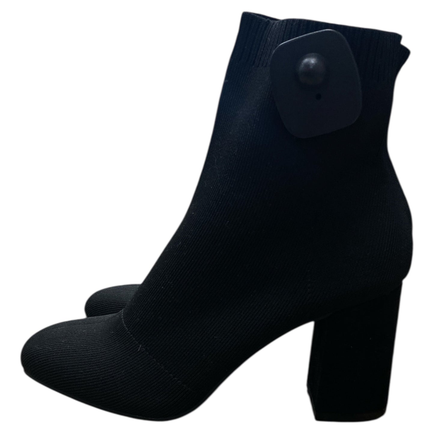 Boots Ankle Heels By Mia In Black, Size:7.5