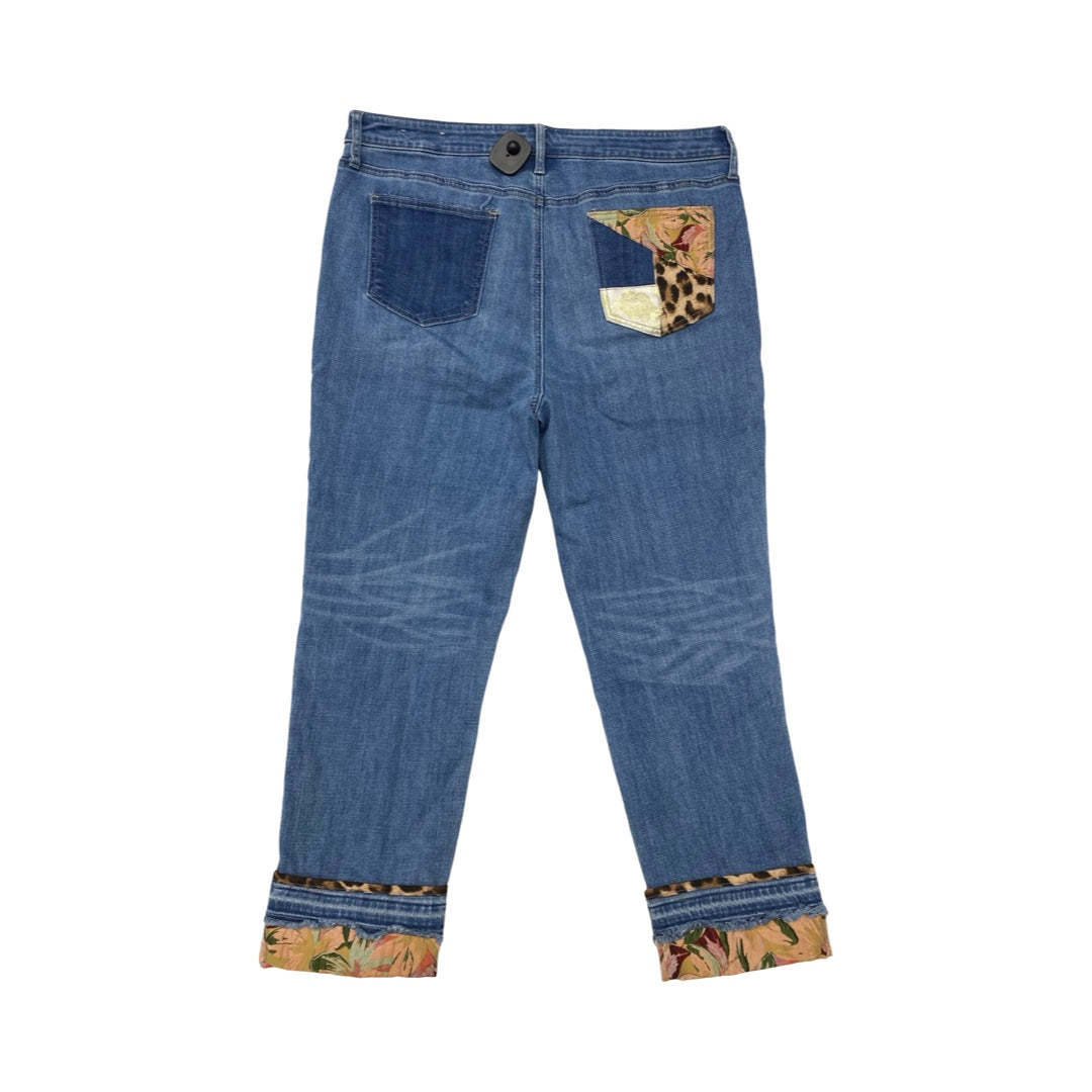 Jeans Boyfriend By Chicos In Blue, Size:14