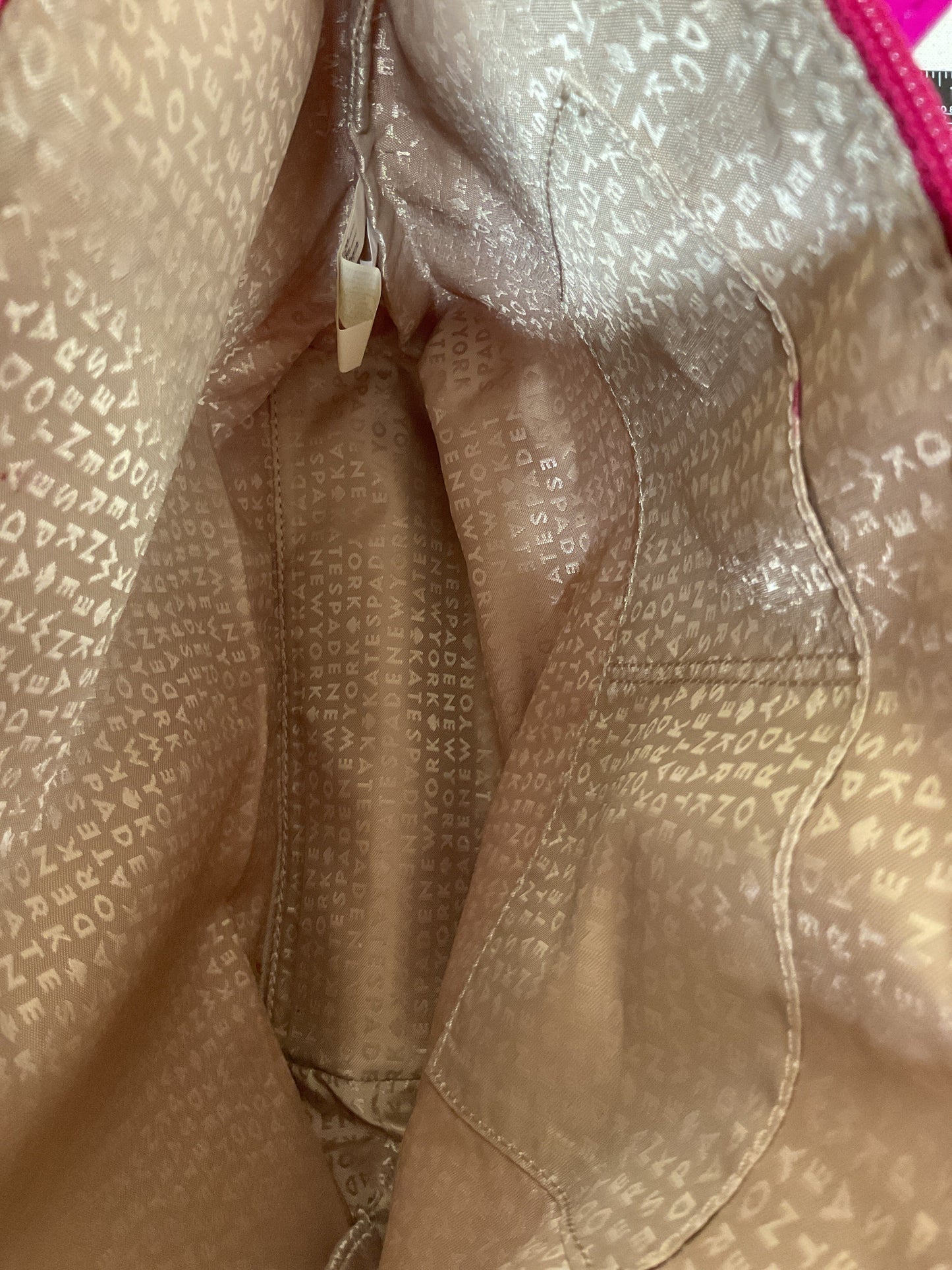 Handbag Designer By Kate Spade In Pink, Size:Medium