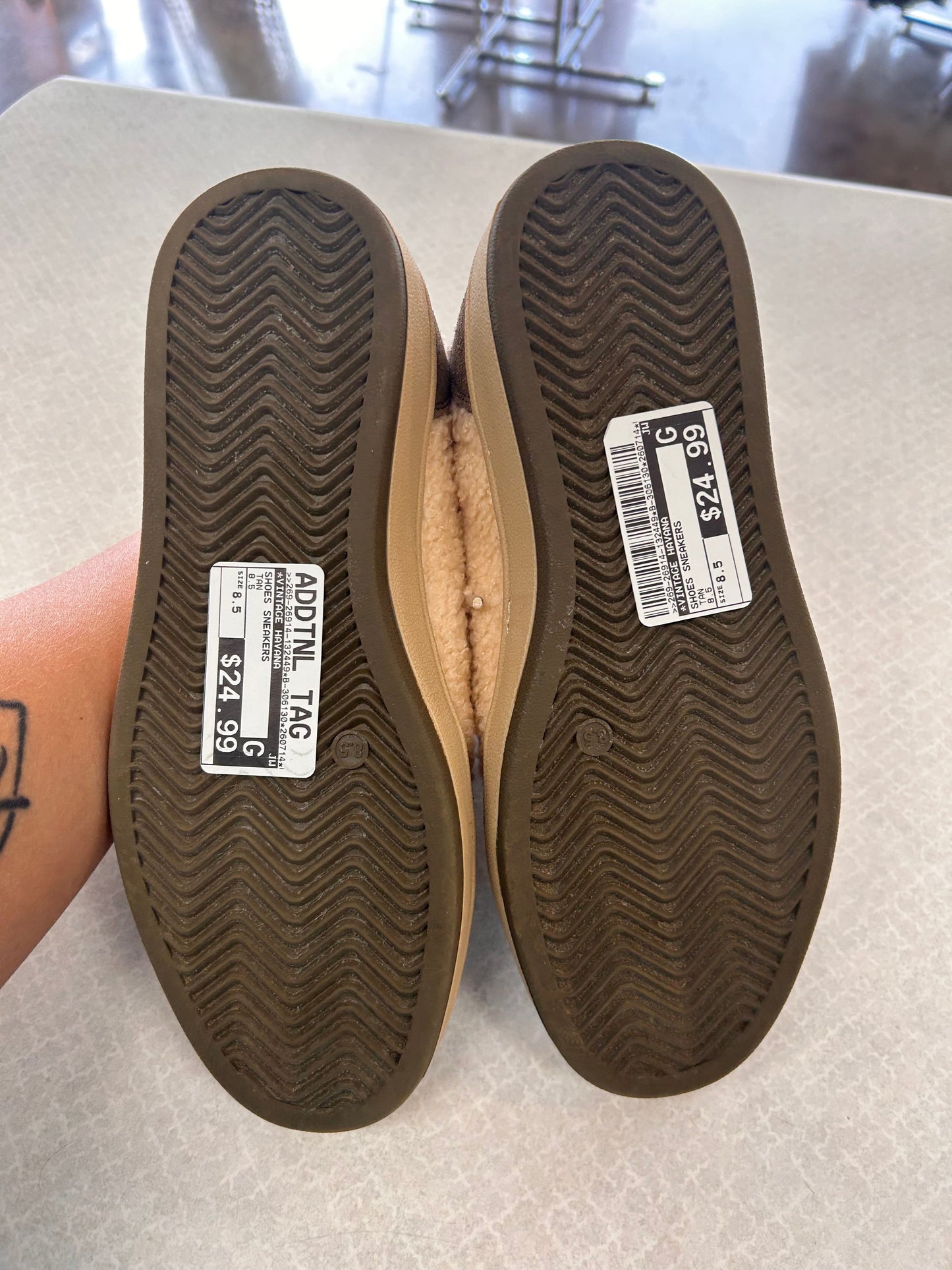 Shoes Sneakers By Vintage Havana In Tan, Size:8.5