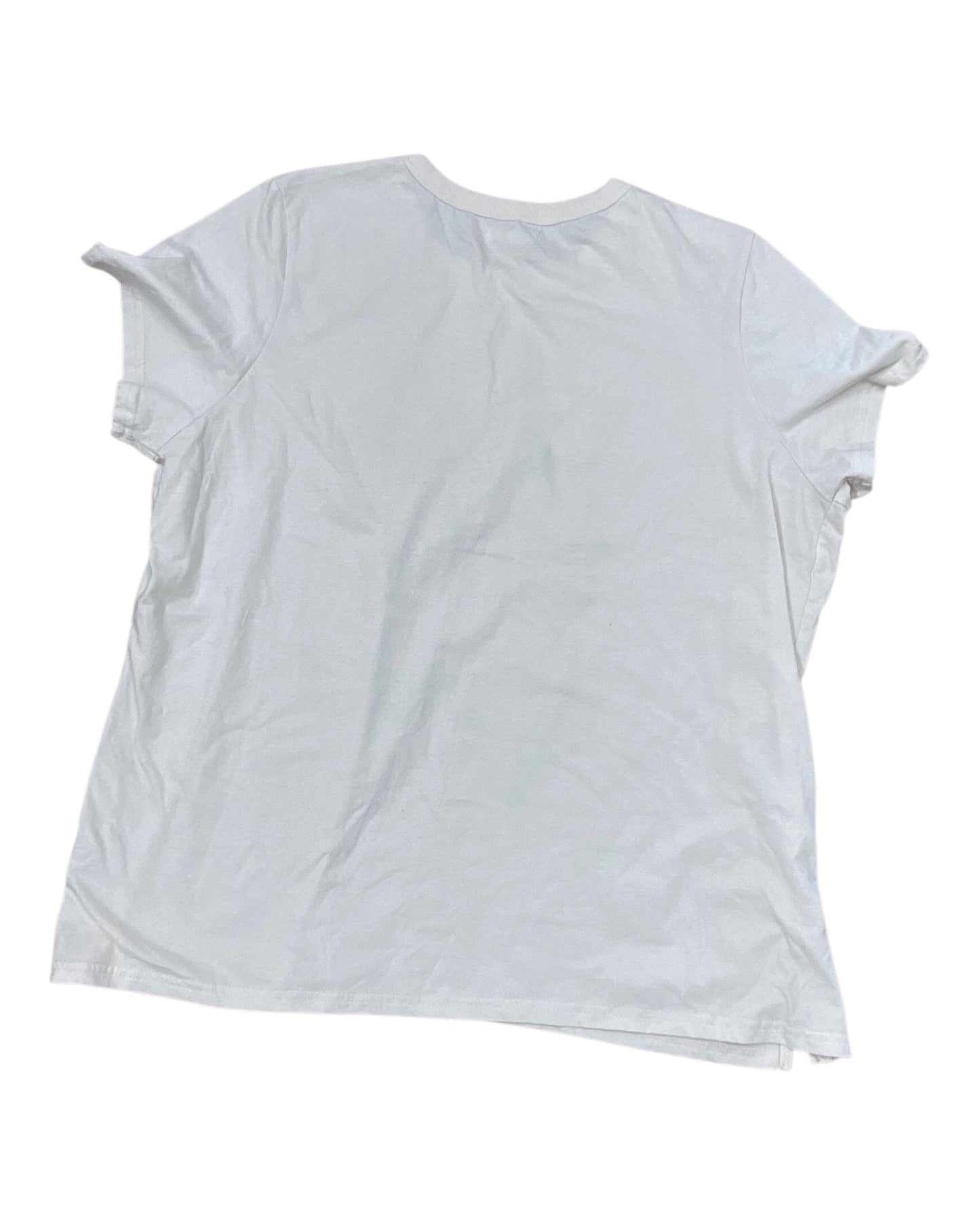Top Ss By Maurices In Cream, Size:1X