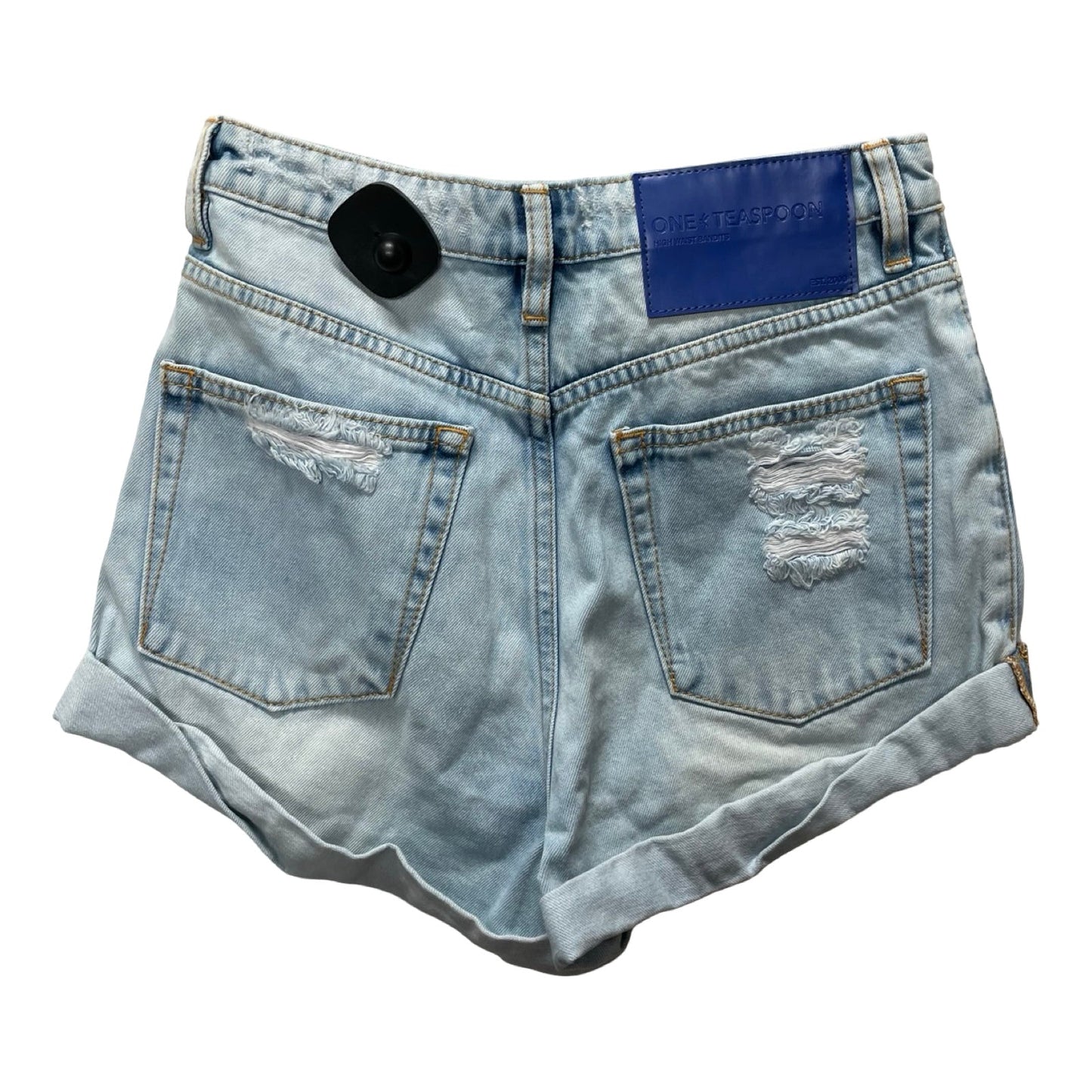 Shorts By ONE TEASPOON In Blue Denim, Size:2