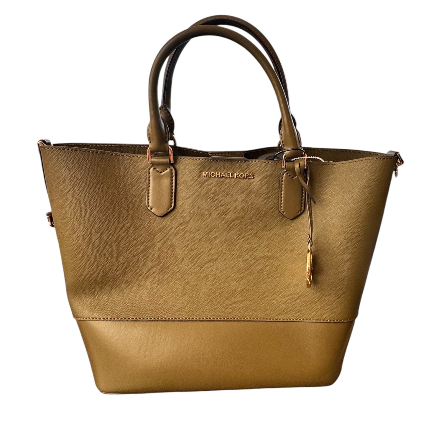 Handbag Designer By Michael Kors In Green, Size:Large