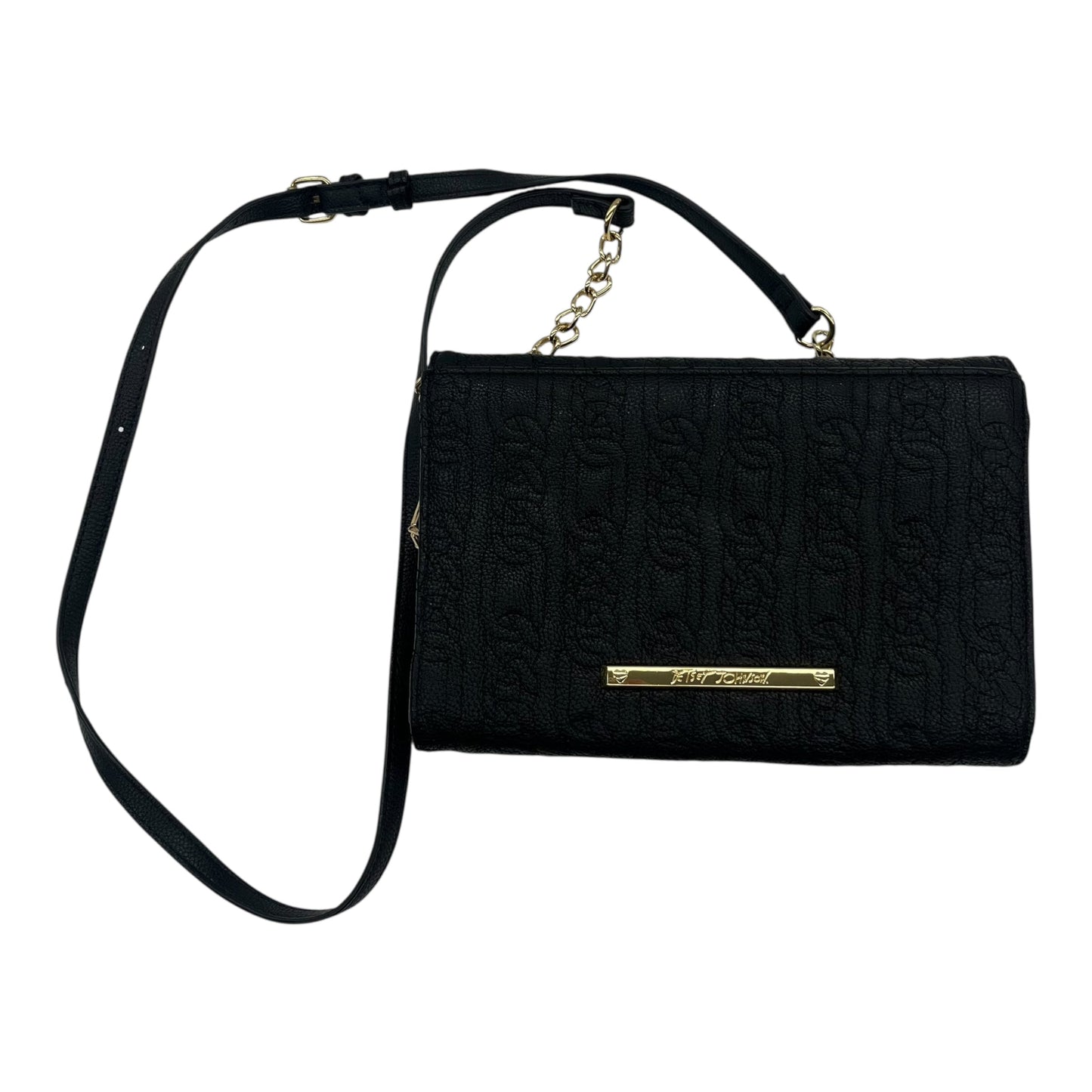 Crossbody By Betsey Johnson In Black, Size:Large