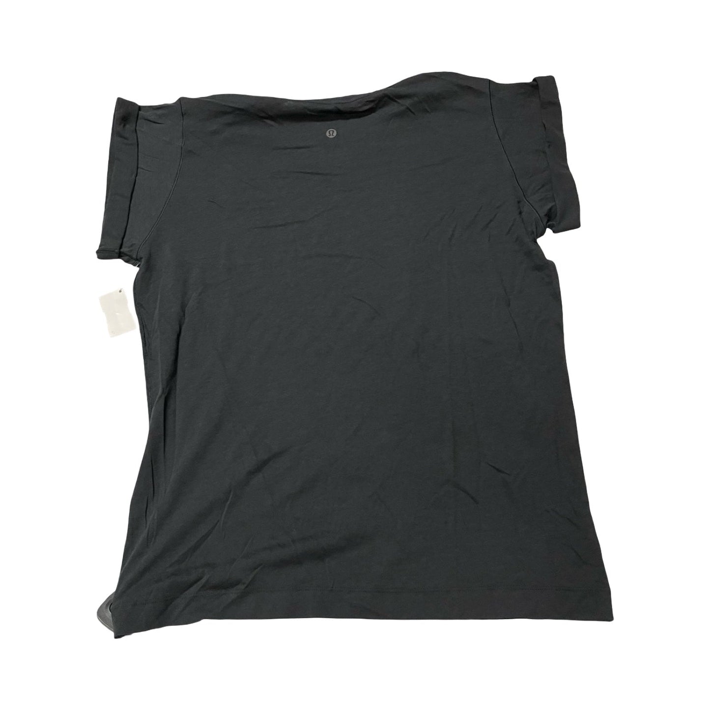 Athletic Top Ss By Lululemon In Black, Size:M