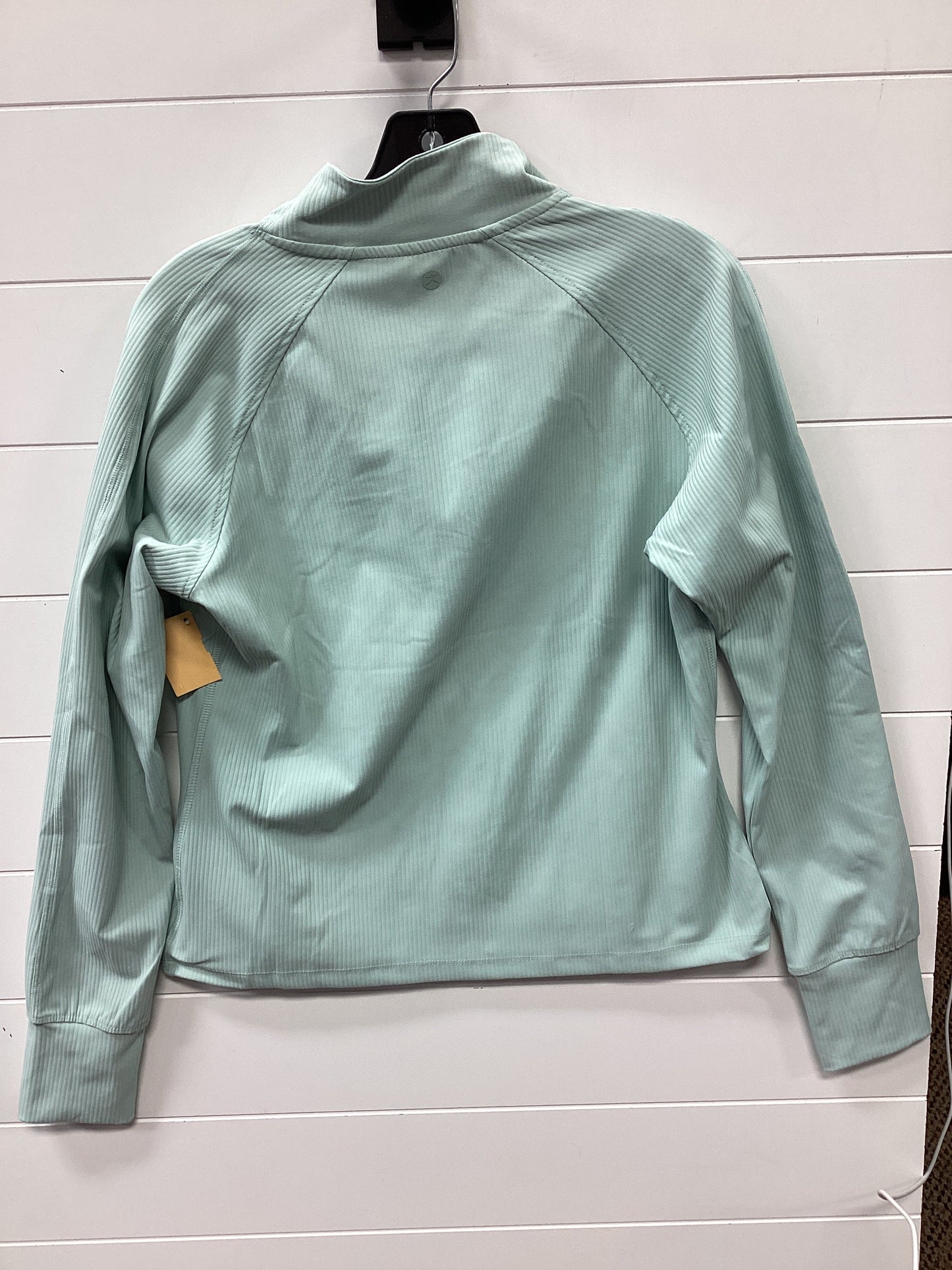 Athletic Jacket By Danskin In Green, Size:M