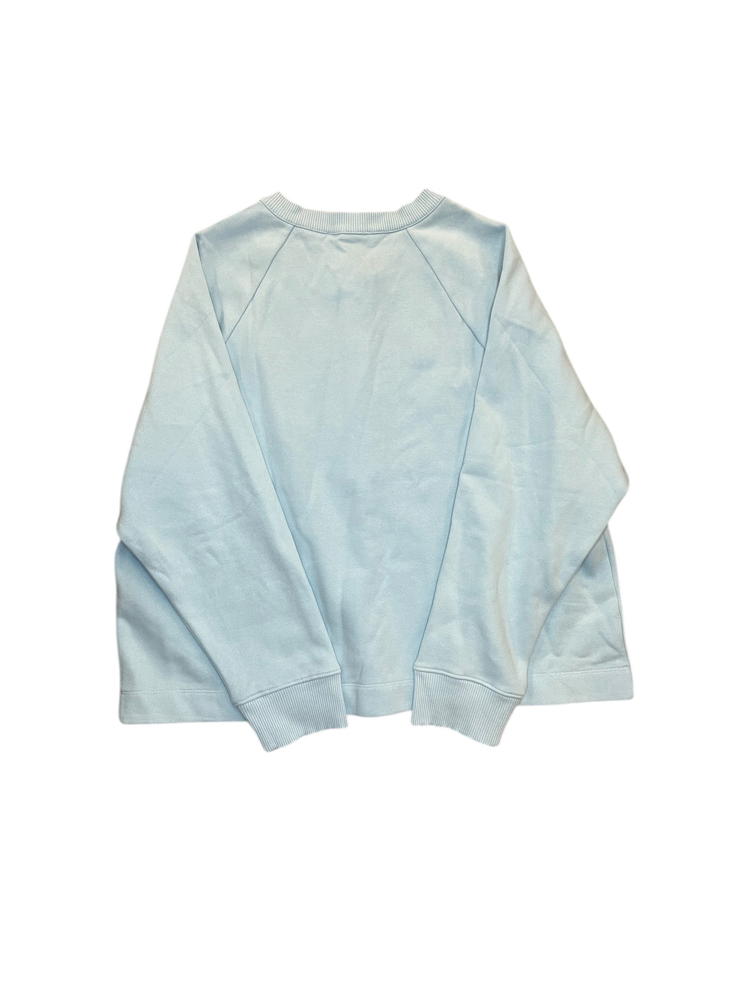 Sweatshirt Crewneck By Ann Taylor In Blue, Size:Xl