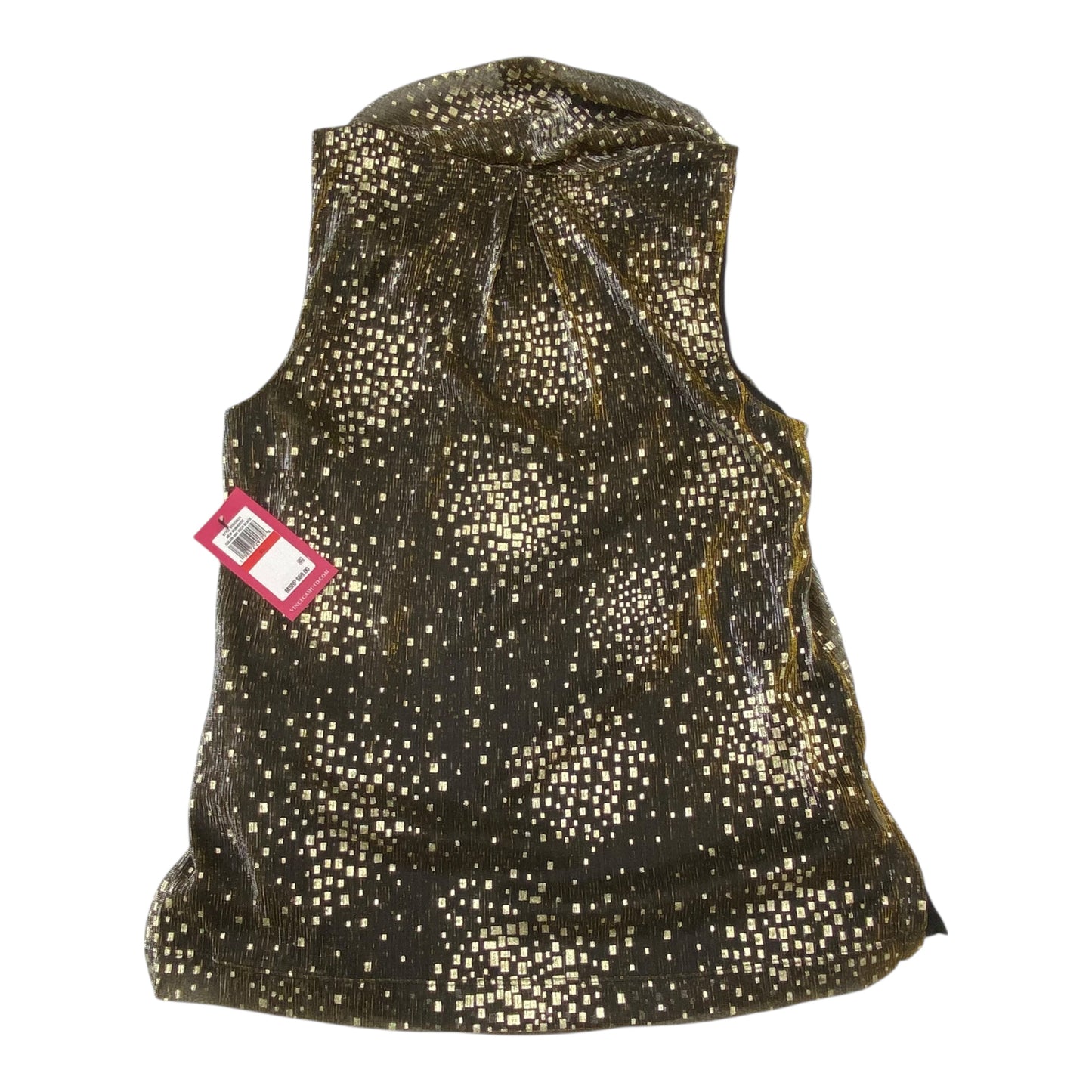 Top Sleeveless By Vince Camuto In Gold, Size:Xs