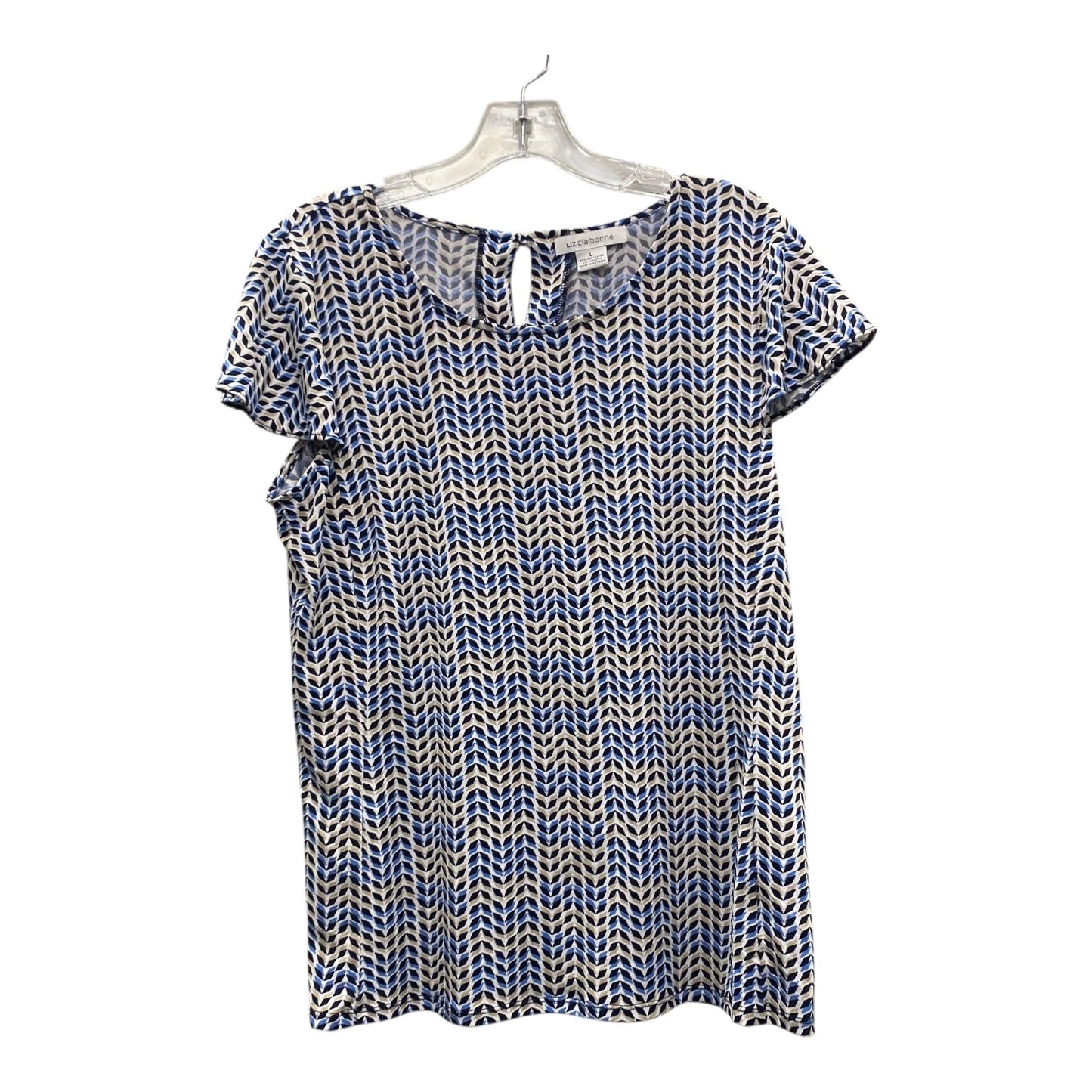 Top Ss By Liz Claiborne In Blue, Size:L