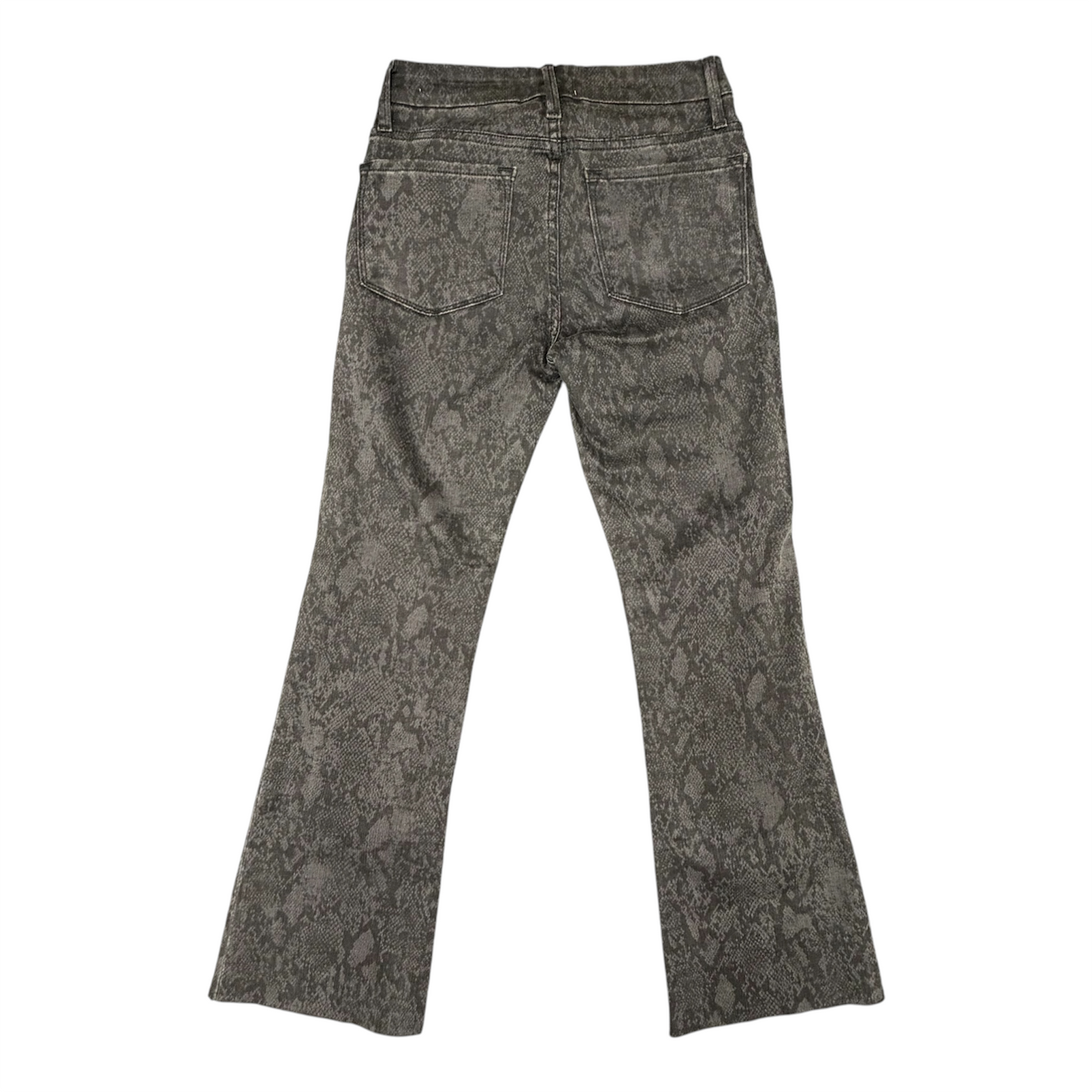 Jeans Boot Cut By Frame In Snakeskin Print, Size: 2