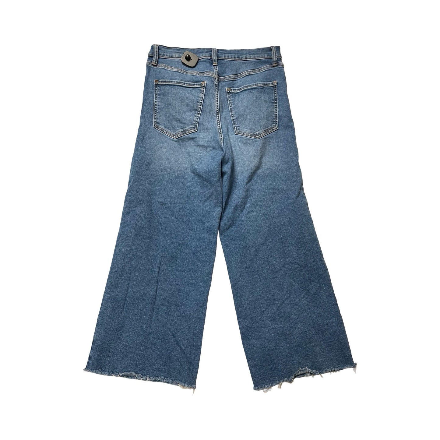 Jeans Wide Leg By Banana Republic In Blue Denim, Size:10