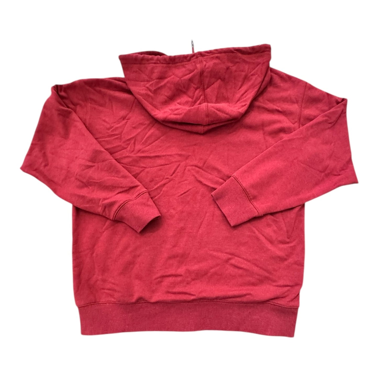 Sweatshirt Zipped Up Hoodie By Eddie Bauer In Red, Size:S