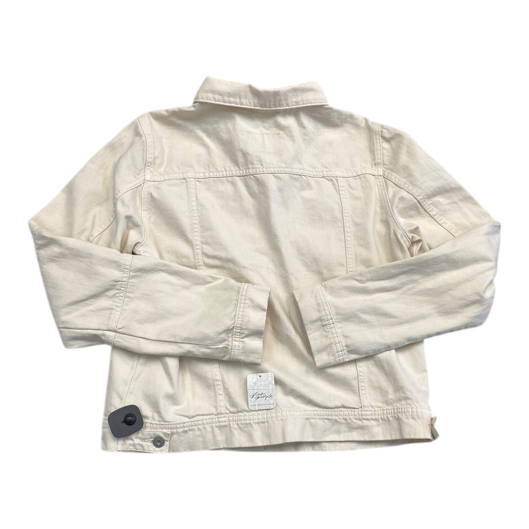 Jacket Denim By We The Free In Cream, Size:Xl
