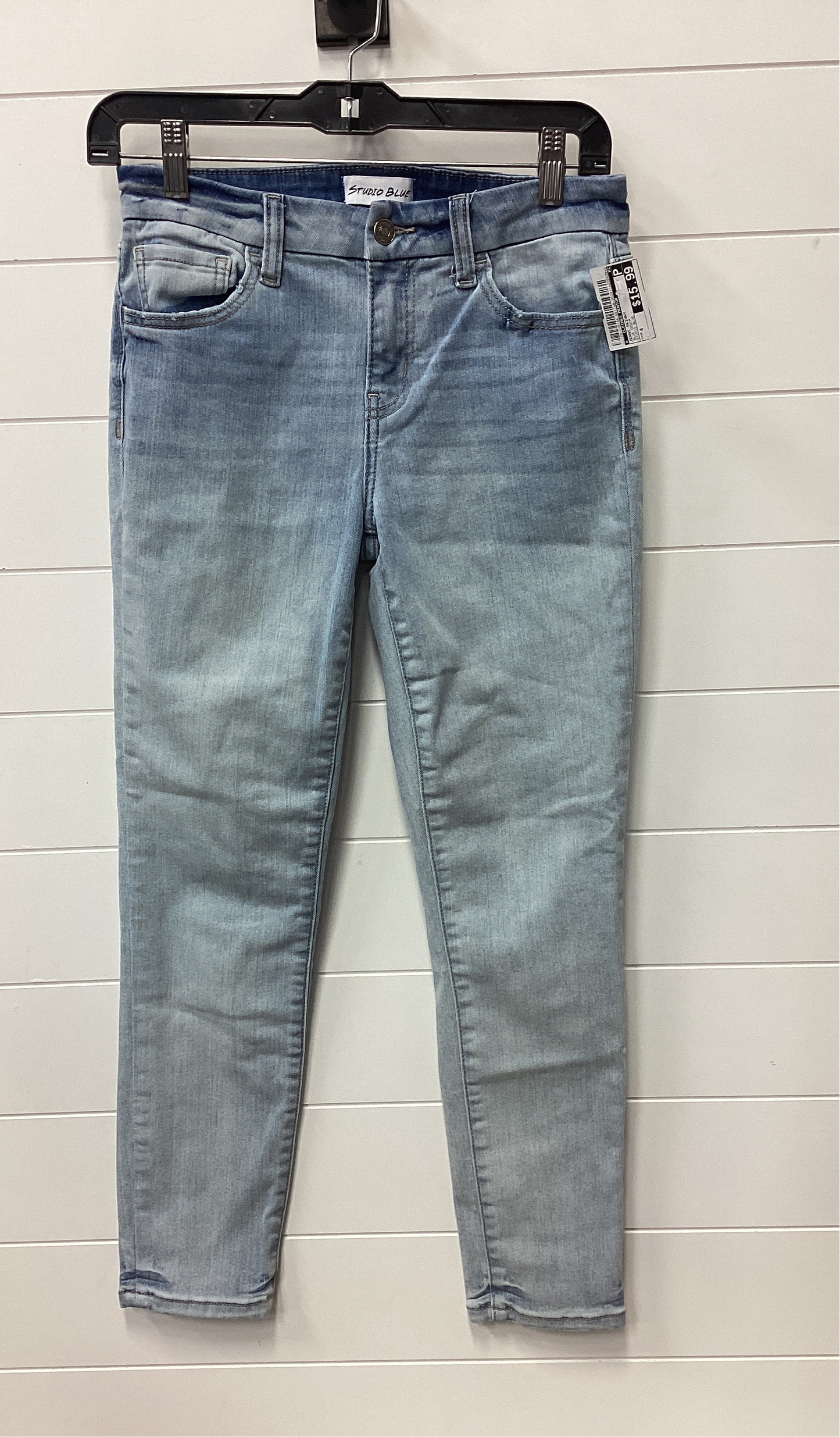 Jeans Skinny By Clothes Mentor In Blue Denim, Size:4