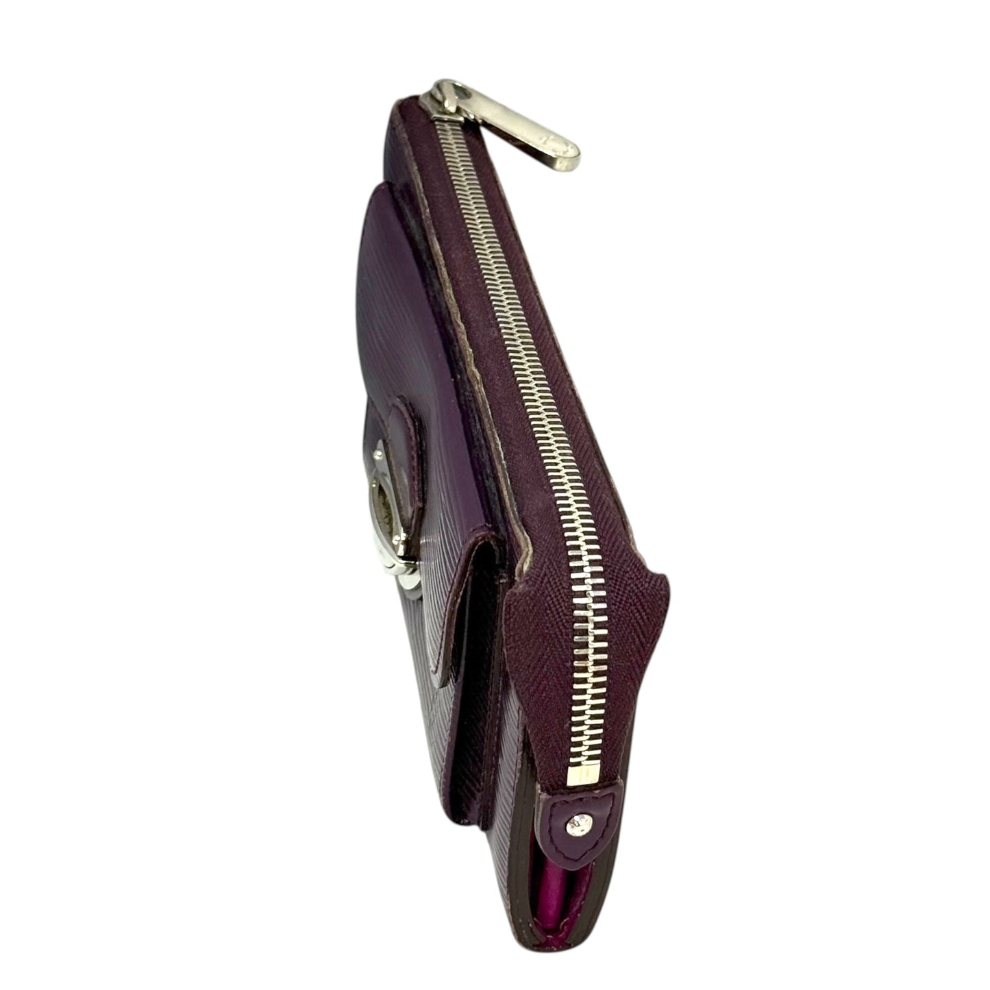 Astrid Wallet Luxury Designer By Louis Vuitton, In Cassis Epi Leather Size: Large