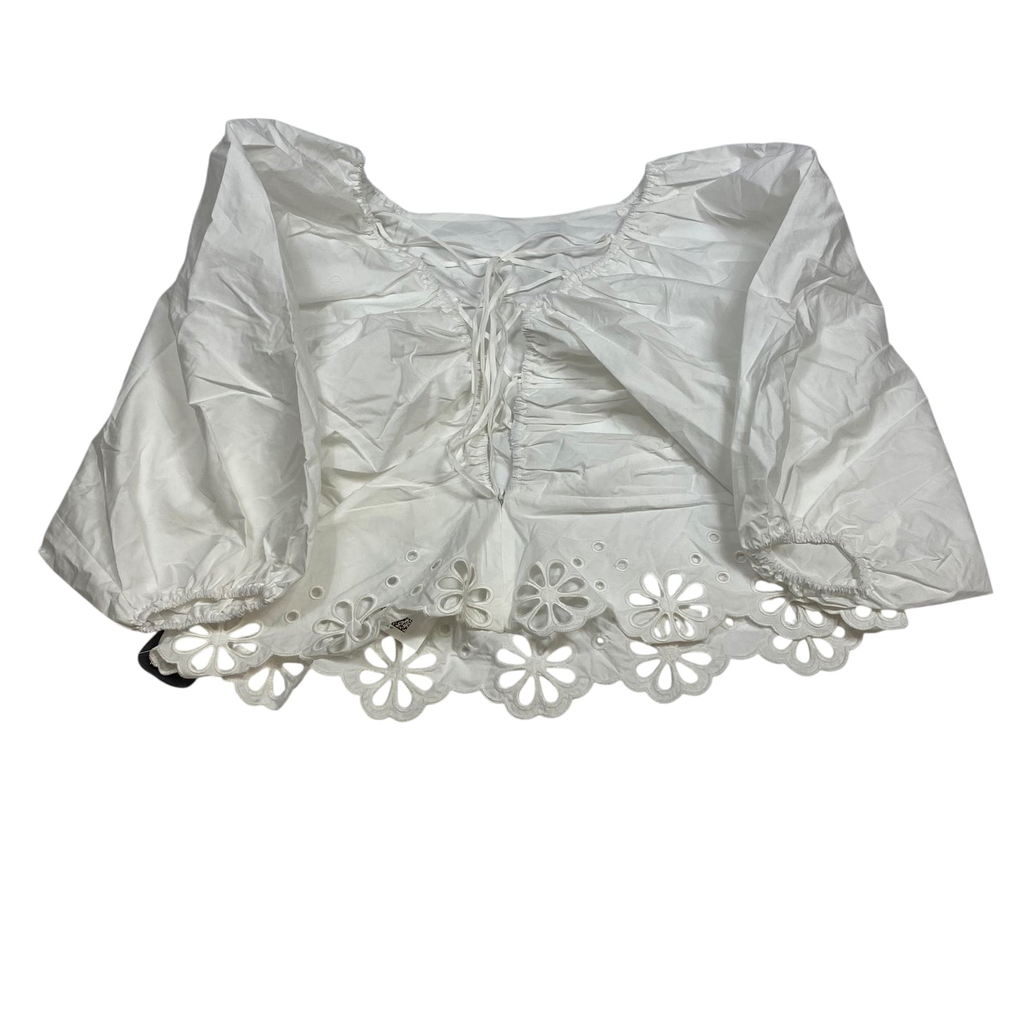 Top 3/4 Sleeve By H&M In White, Size:Xxl