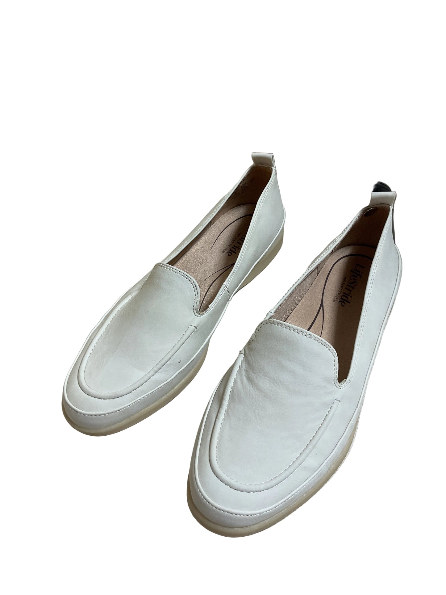 Shoes Flats By Life Stride In Cream, Size:8.5