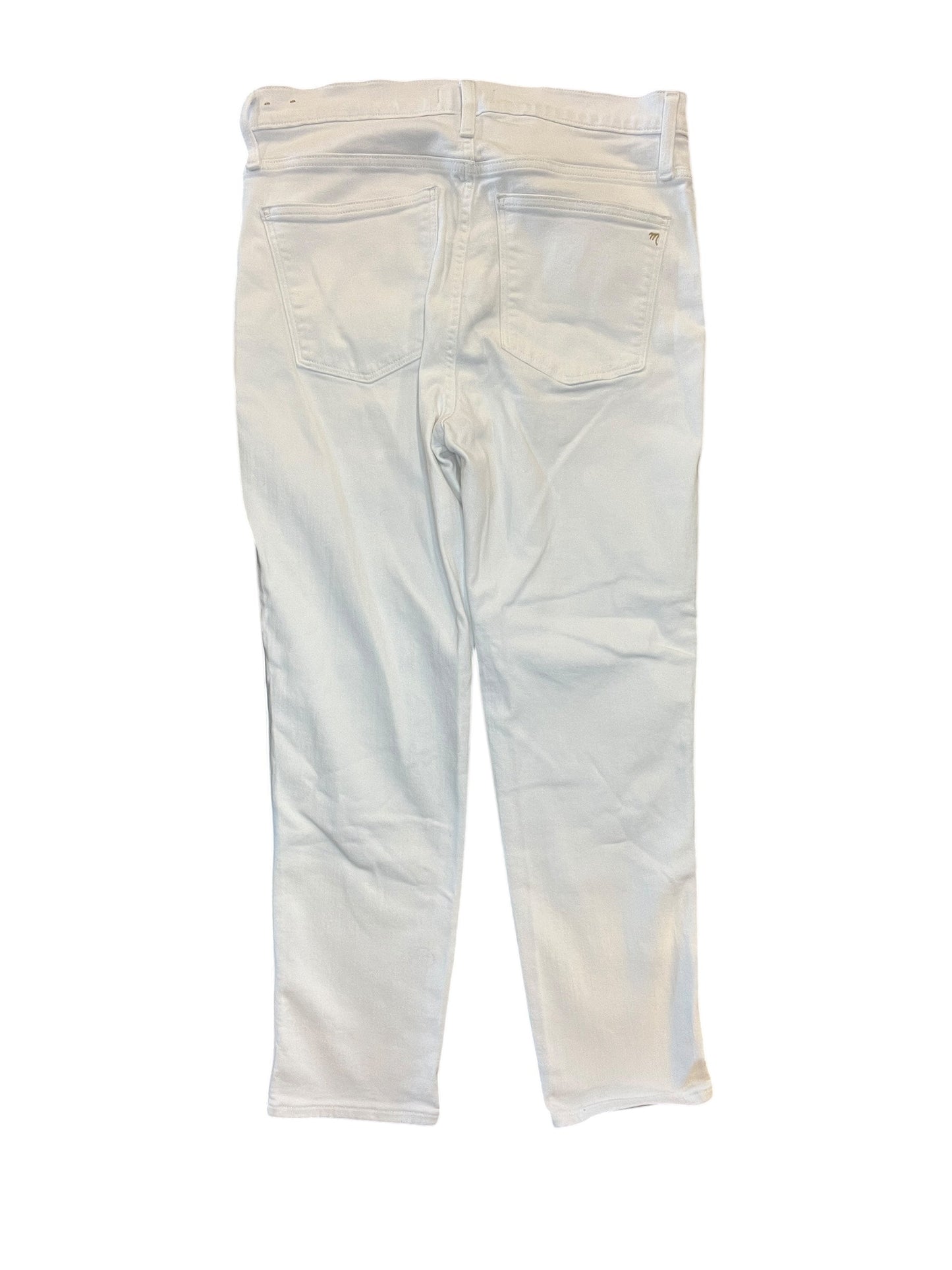 Jeans Straight By Madewell In White Denim, Size:12
