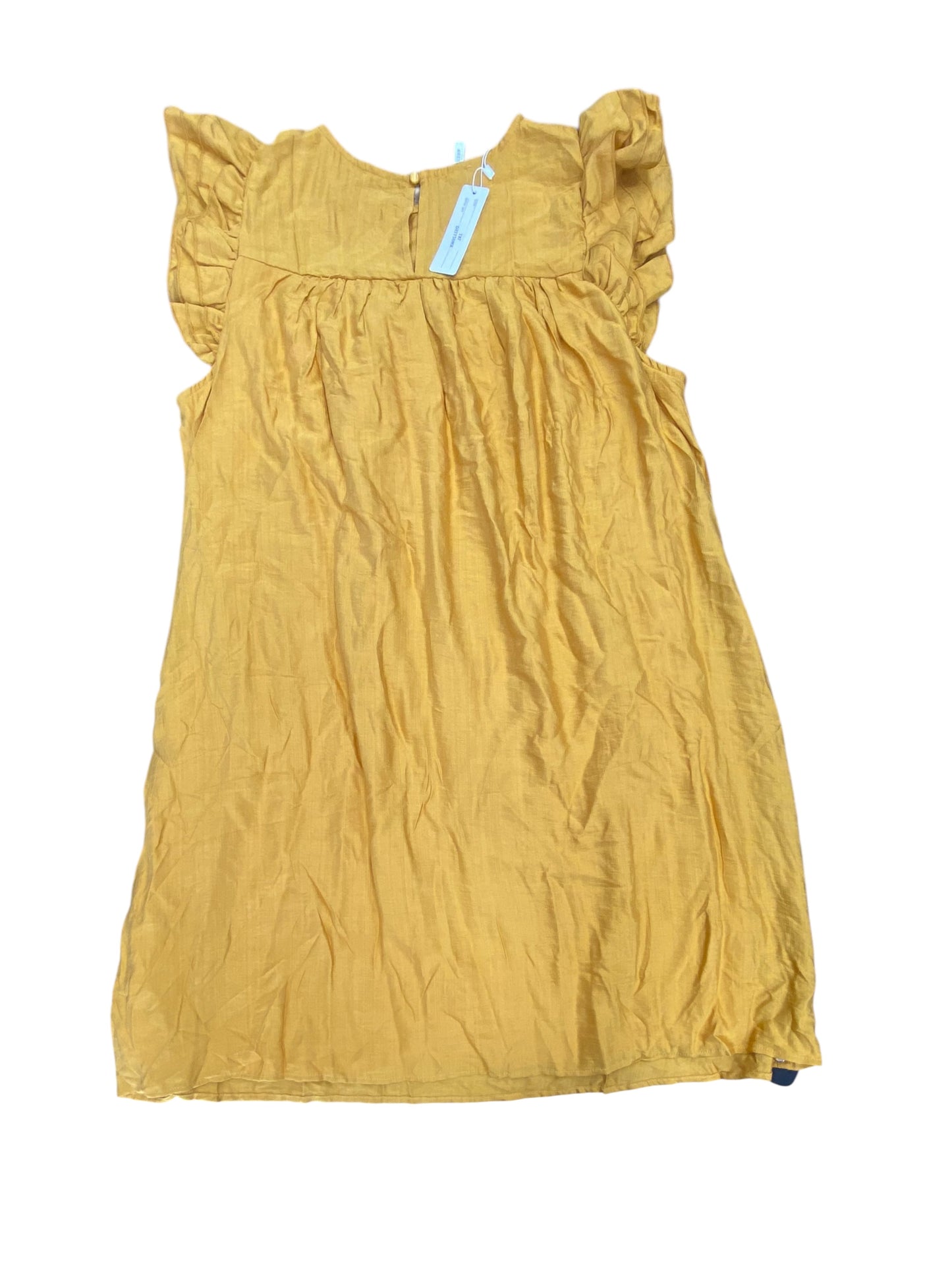 Dress Casual Short By Angela Plus In Yellow, Size:1X