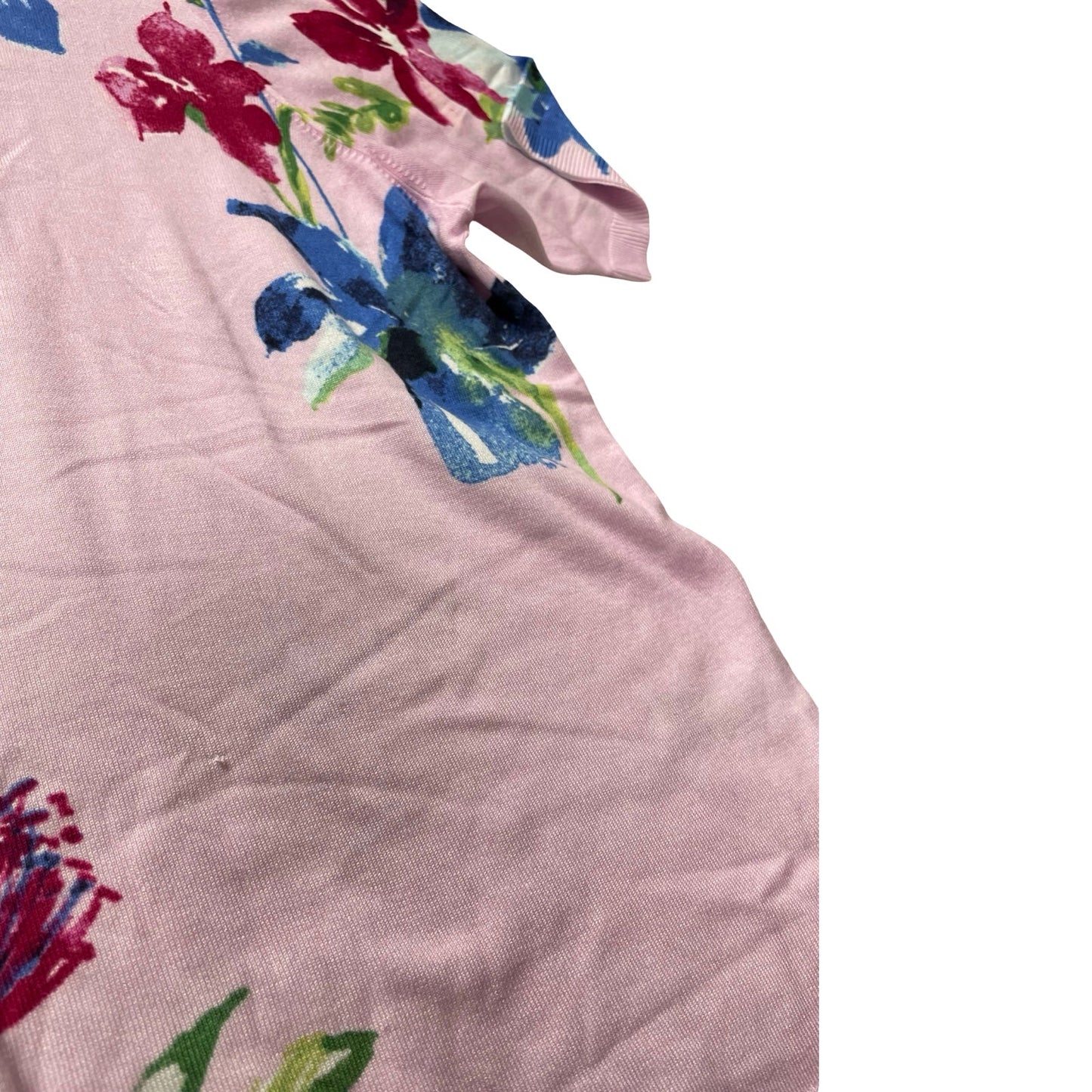 Sweater Ss By Chicos In Floral Print, Size:Xxl