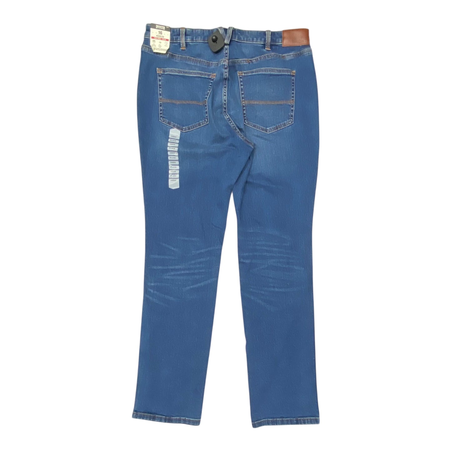 Jeans Skinny By Duluth Trading In Blue, Size:16