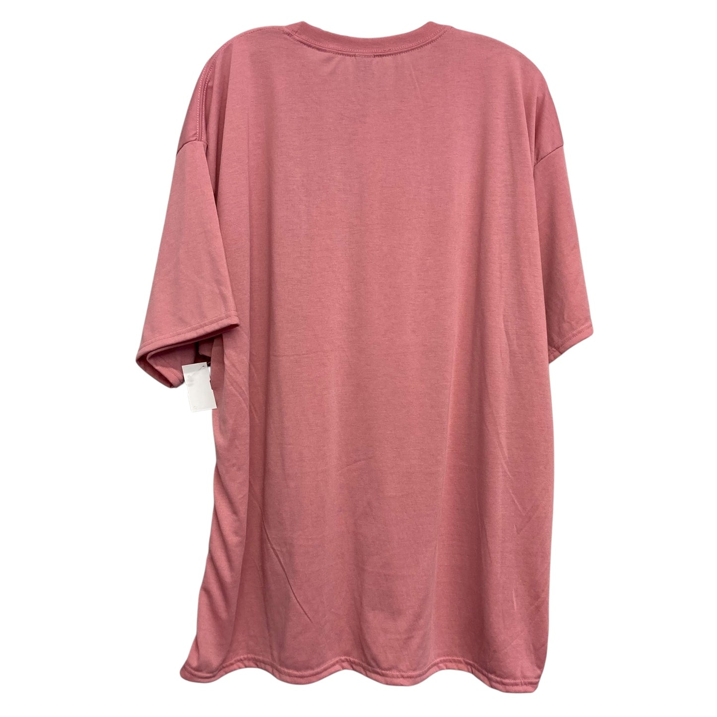 Top Ss Basic By Gildan In Pink, Size:3X