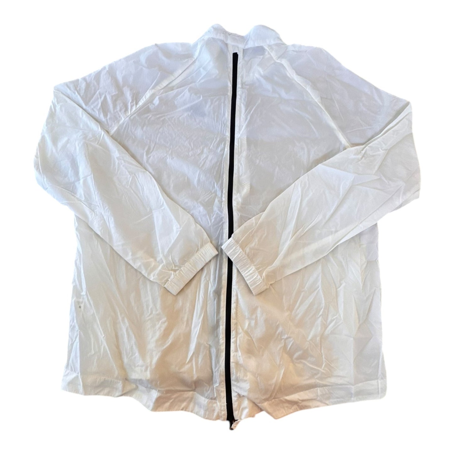 Jacket Windbreaker By Nike In Cream, Size:L