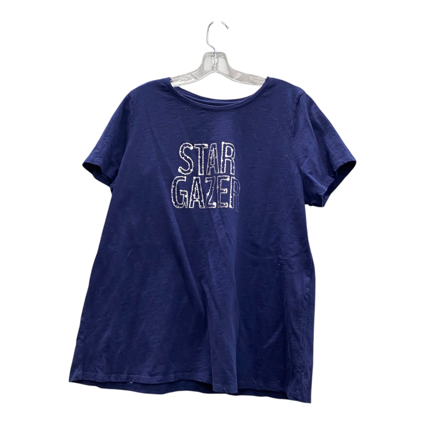 Top Ss By Lane Bryant In Navy, Size:1X