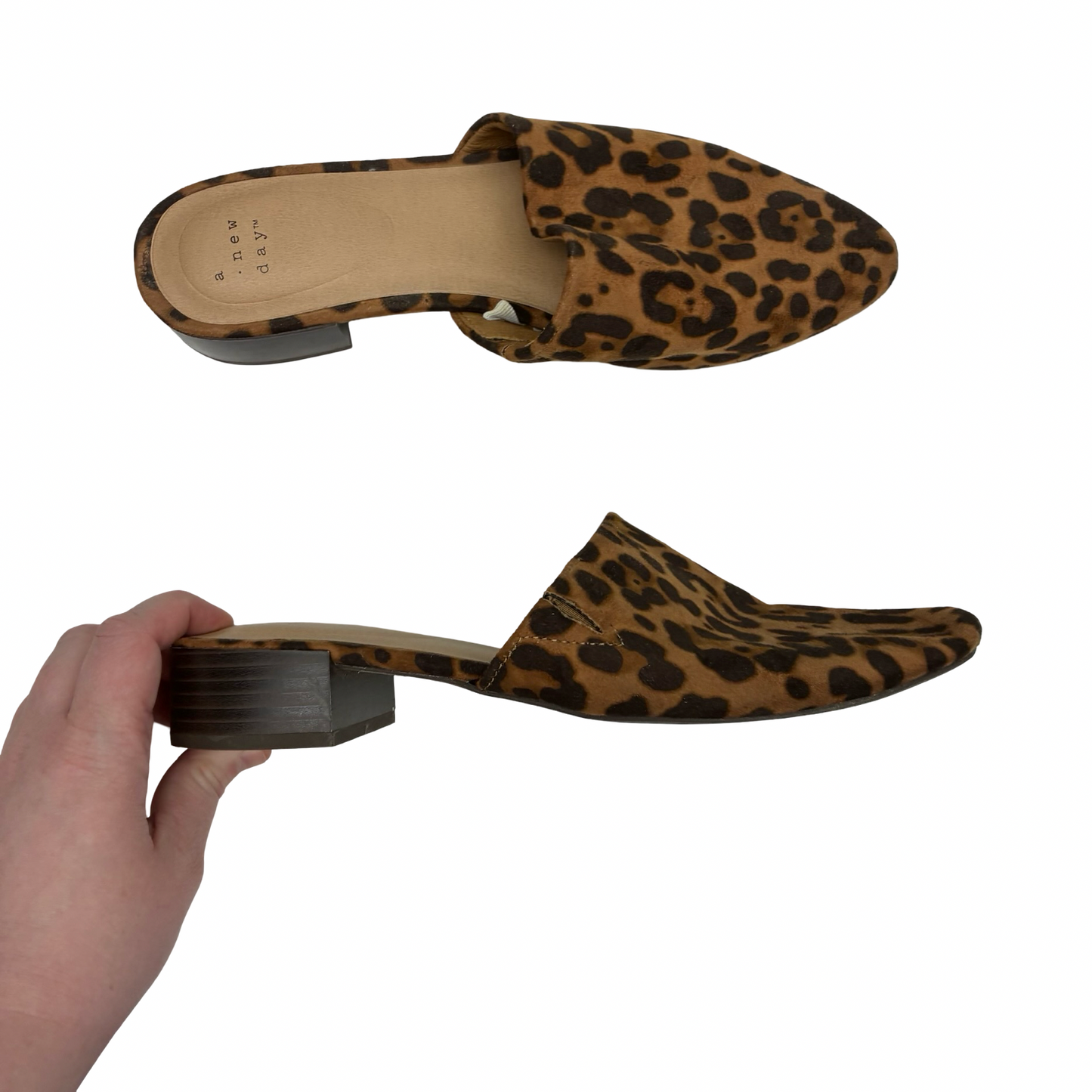 Shoes Flats By A New Day In Animal Print, Size:8.5