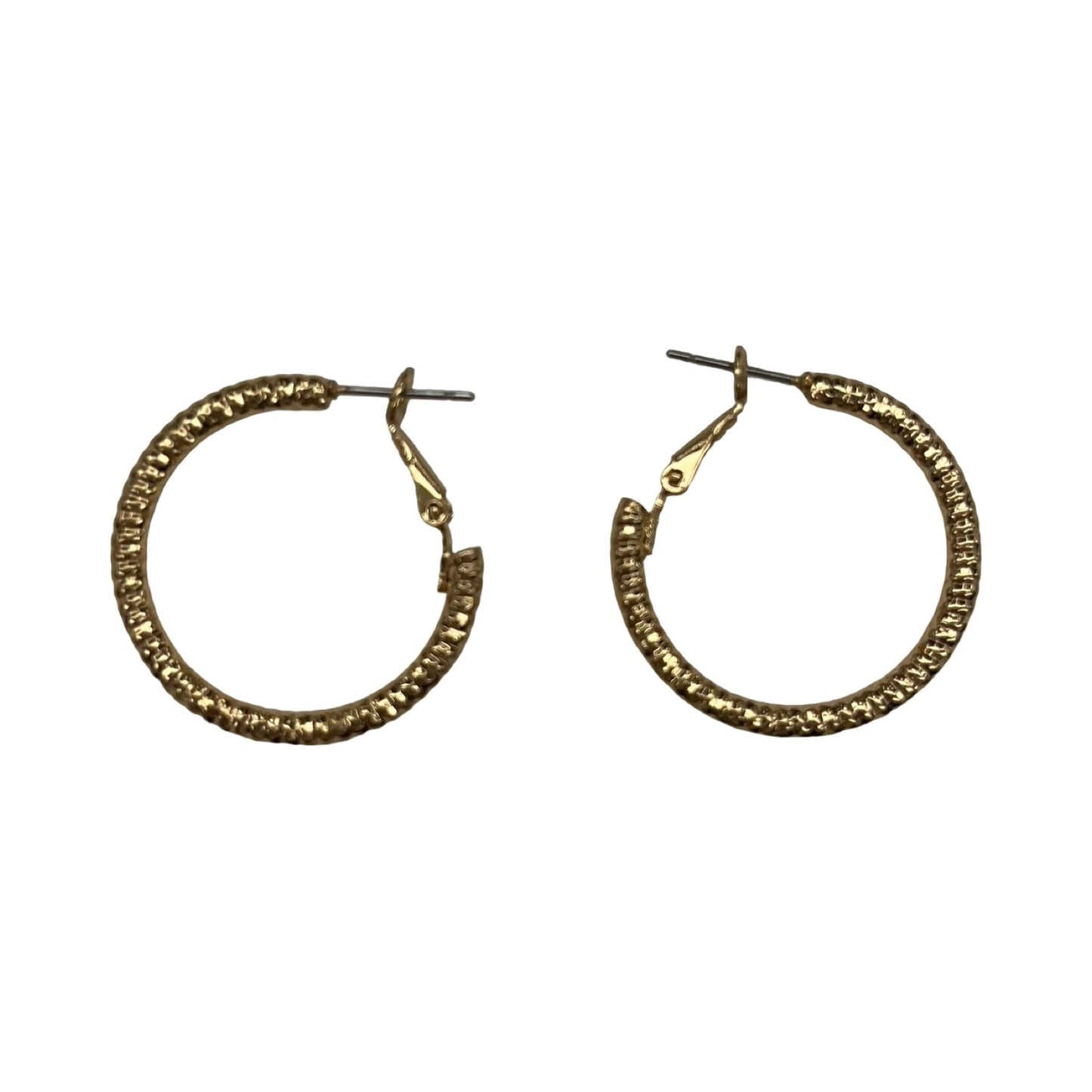 Earrings Hoop By Clothes Mentor In Gold