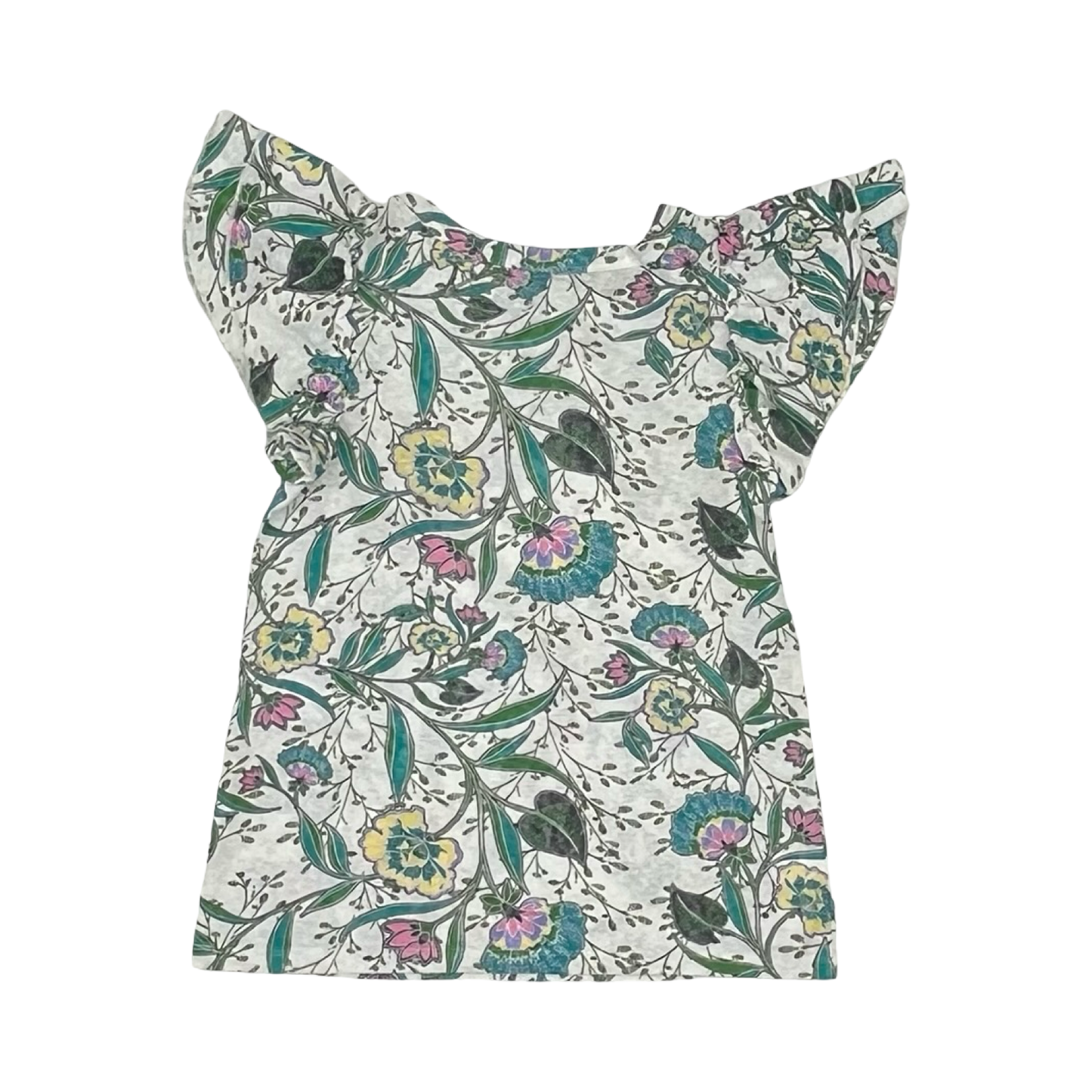Top Ss By Loft In Blue & White, Size:Xxsp