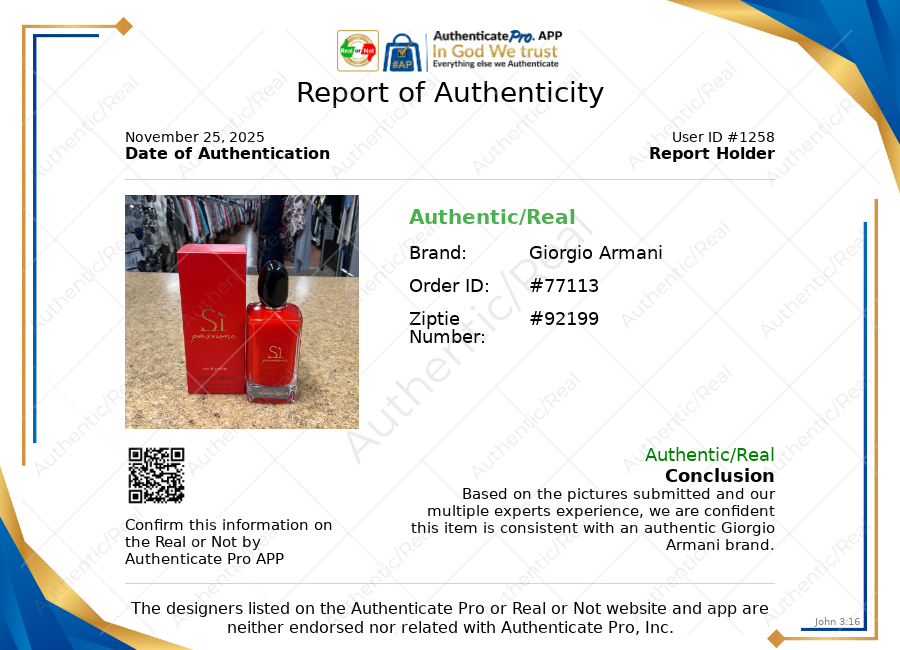 Fragrance Luxury Designer By Giorgio Armani