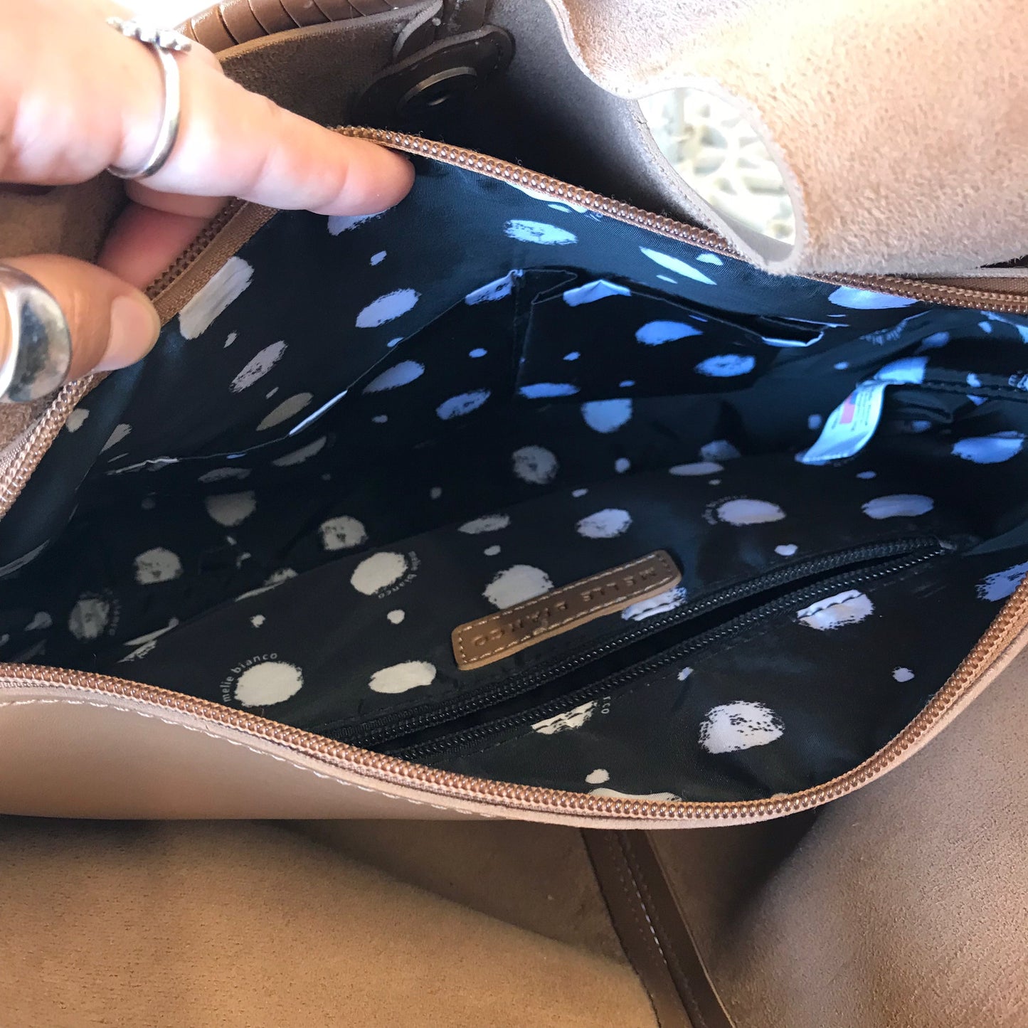 Handbag By Melle Bianco In Brown, Size:Large