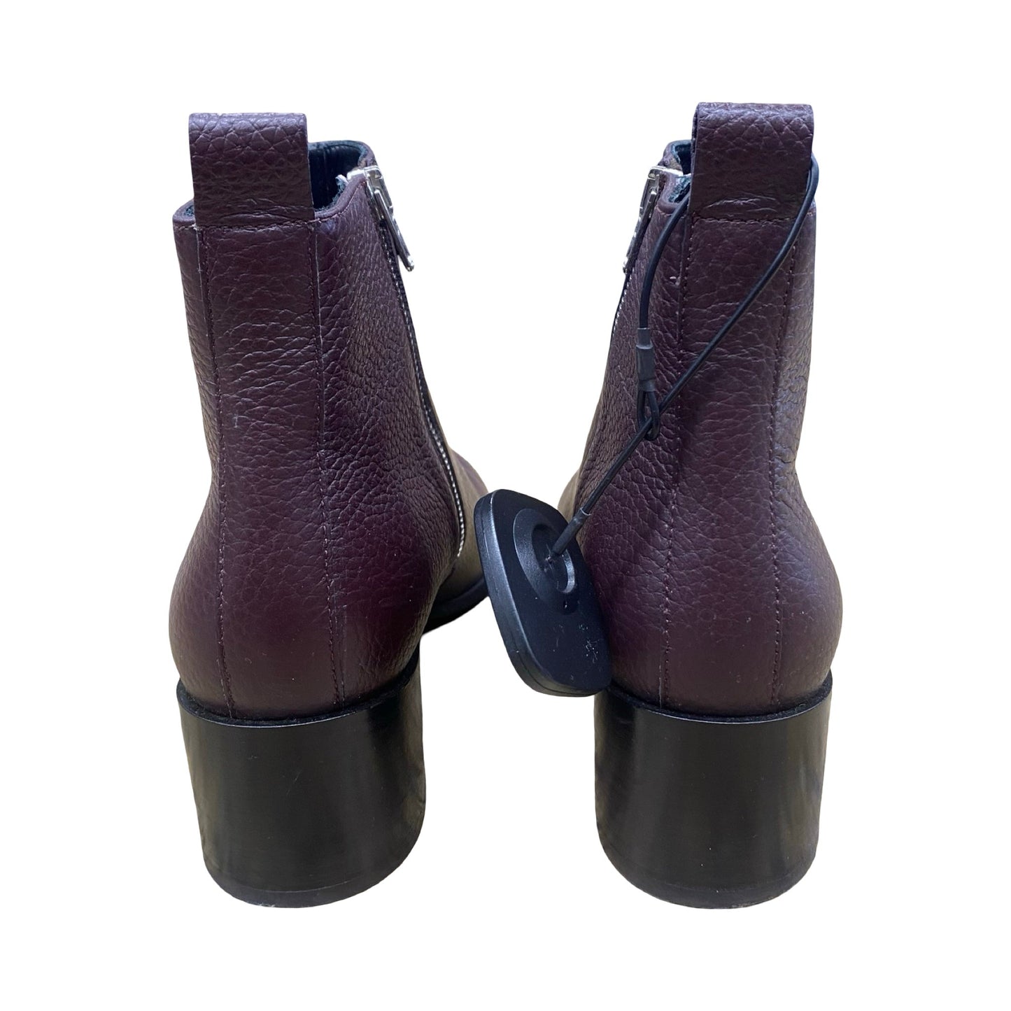 Boots Ankle Heels By Everlane In Purple, Size:7