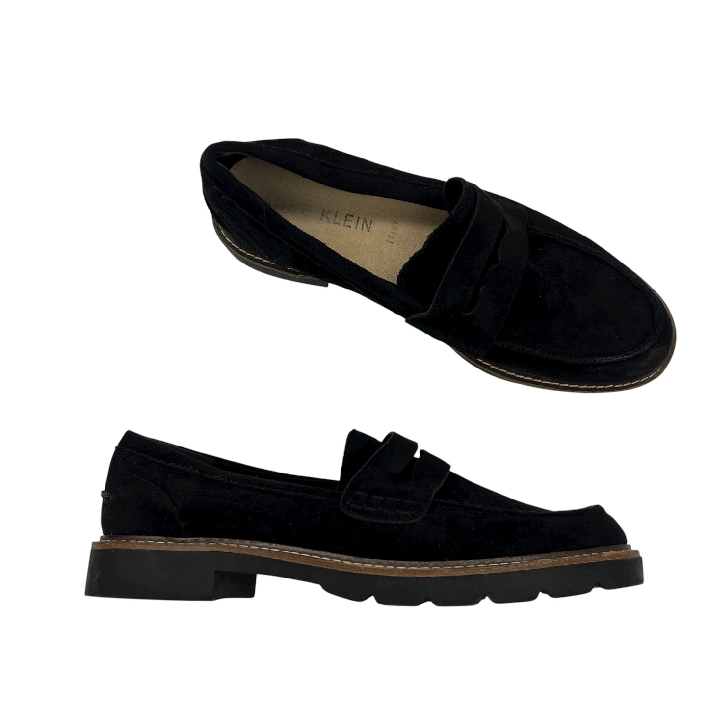 Shoes Flats By Anne Klein In Black, Size:9