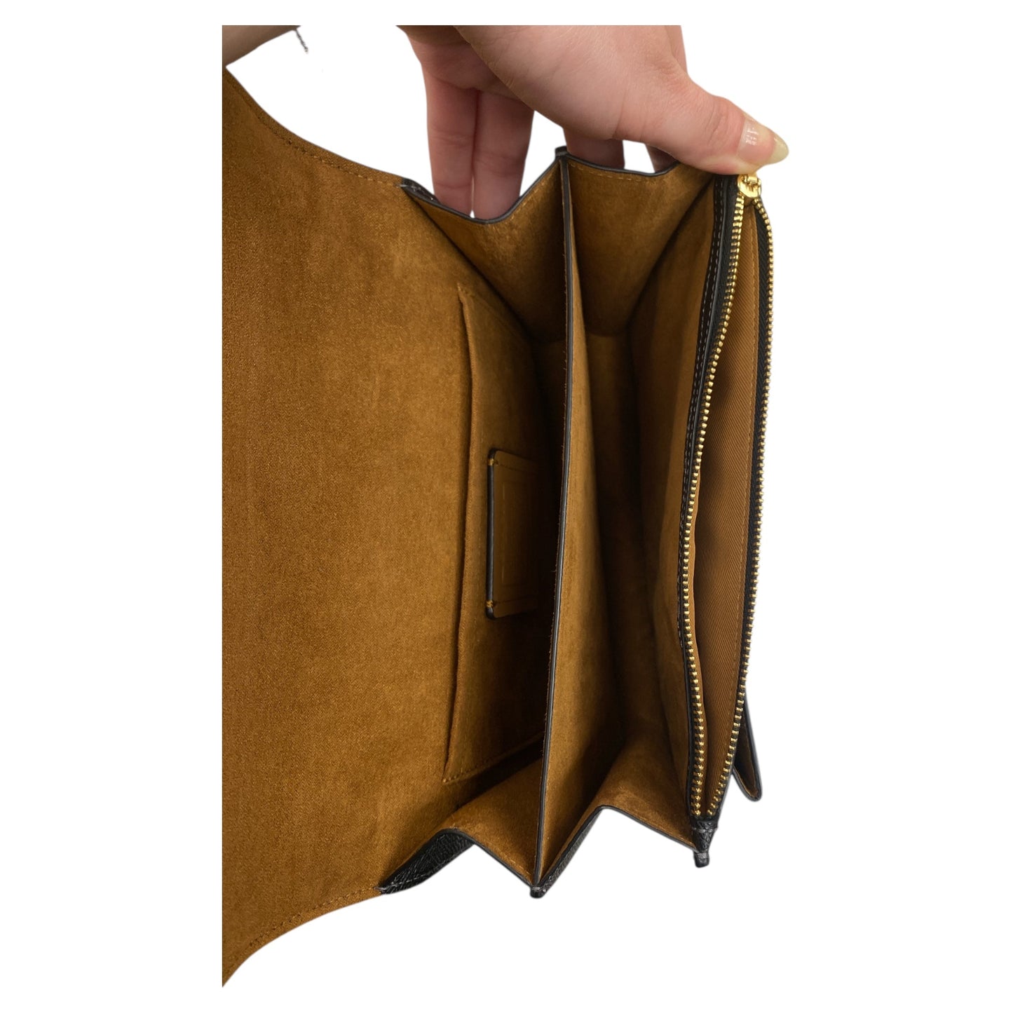 Handbag Designer By Coach In Black, Size:Medium