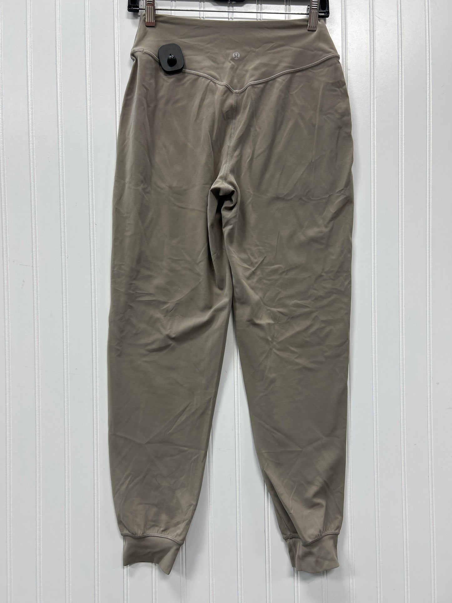 Athletic Pants By Lululemon In Taupe, Size:8
